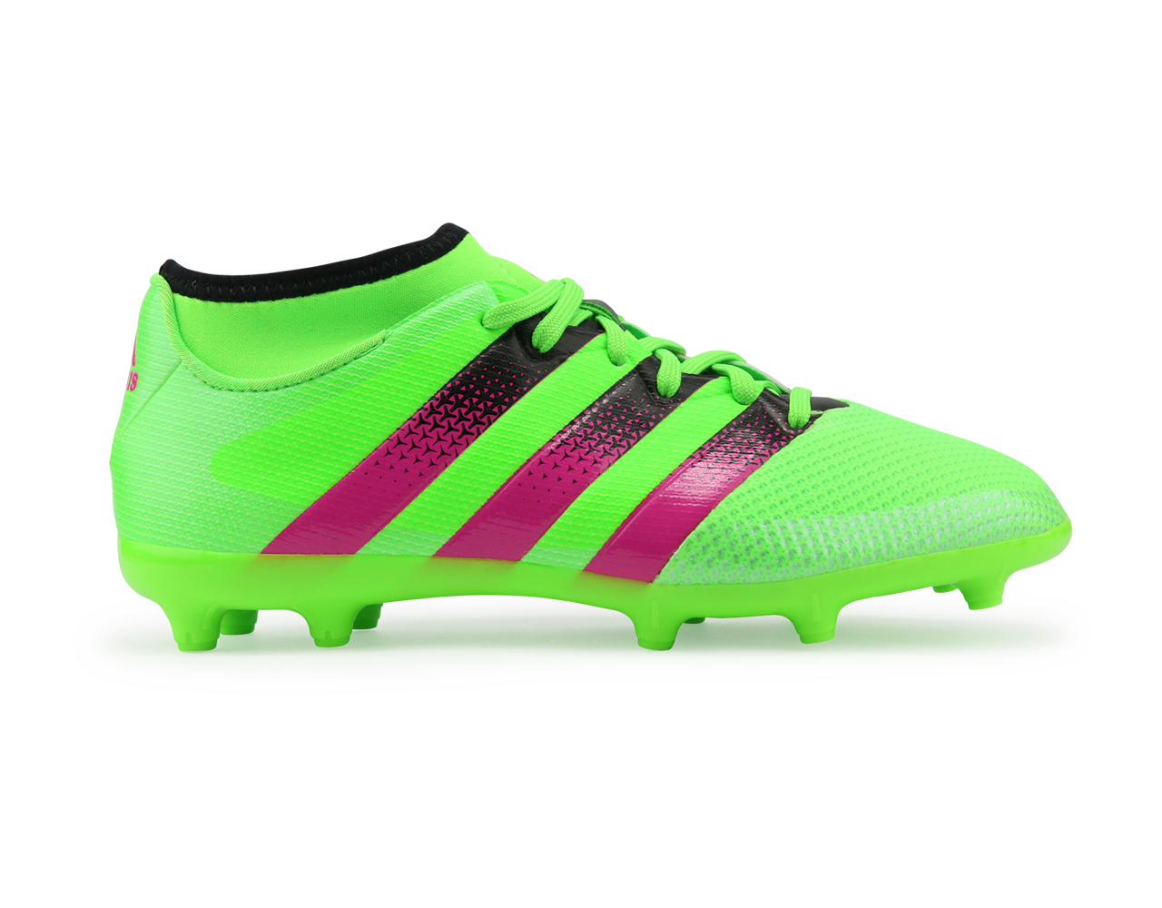 adidas Kids ACE 16.3 Primemesh FG/AG Solar Green/Shock Pink/Black、mySite、bottomscart