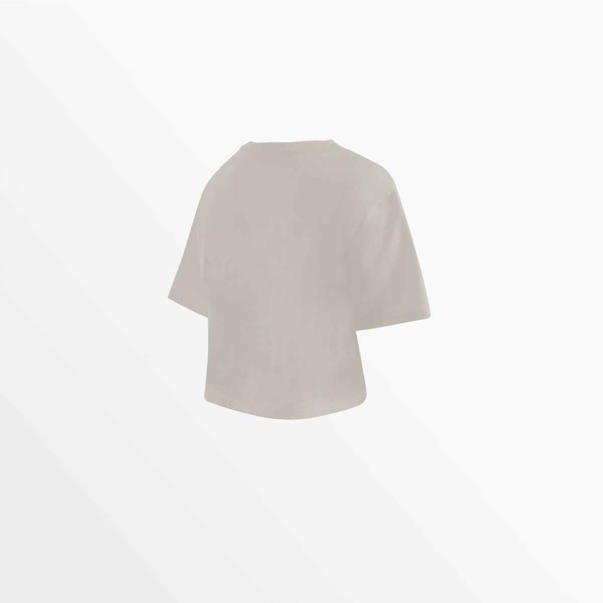 WOMEN'S TONAL CROPPED OVERSIZED TEE