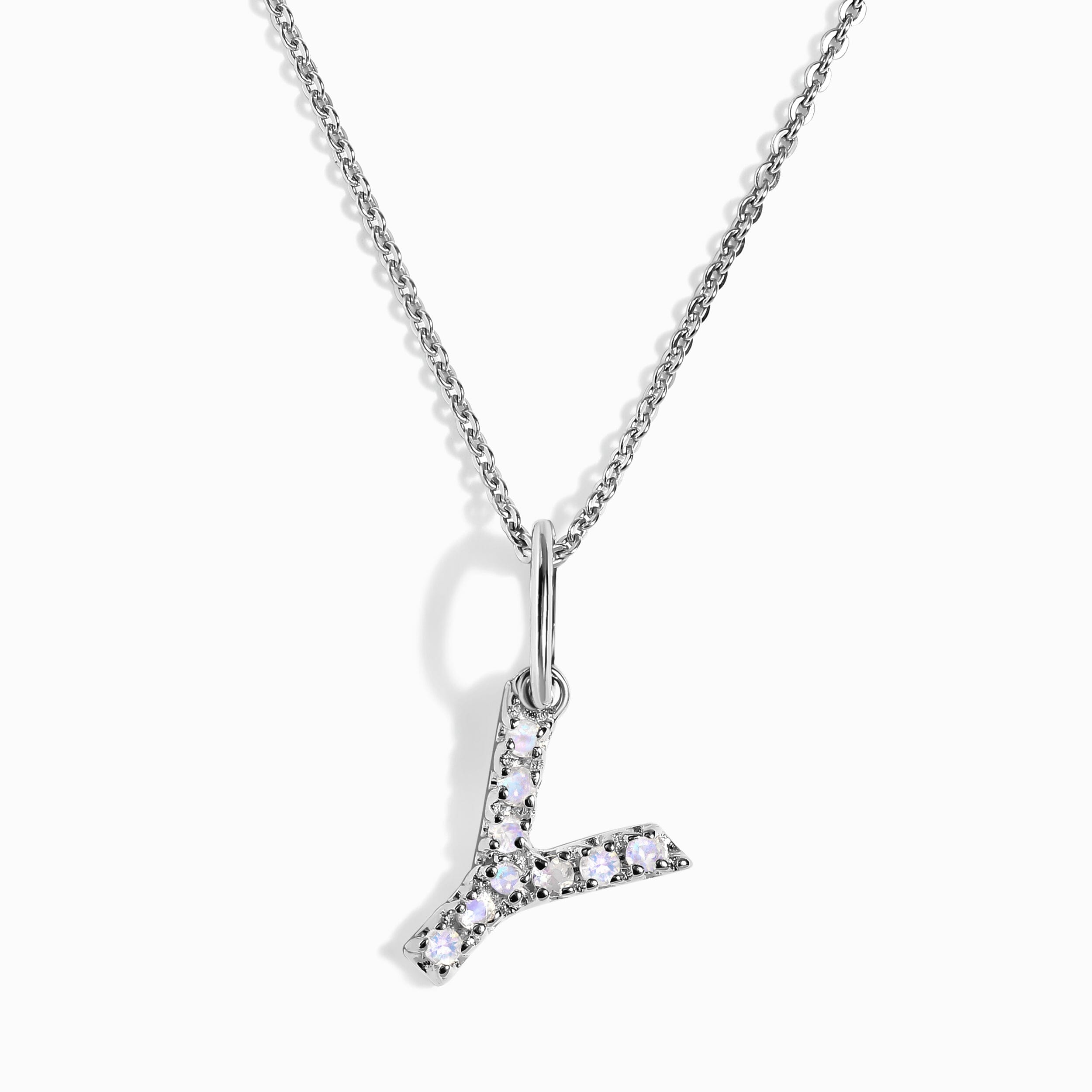 Moonstone Necklace - Alphabet、mySite、hinf8tx79