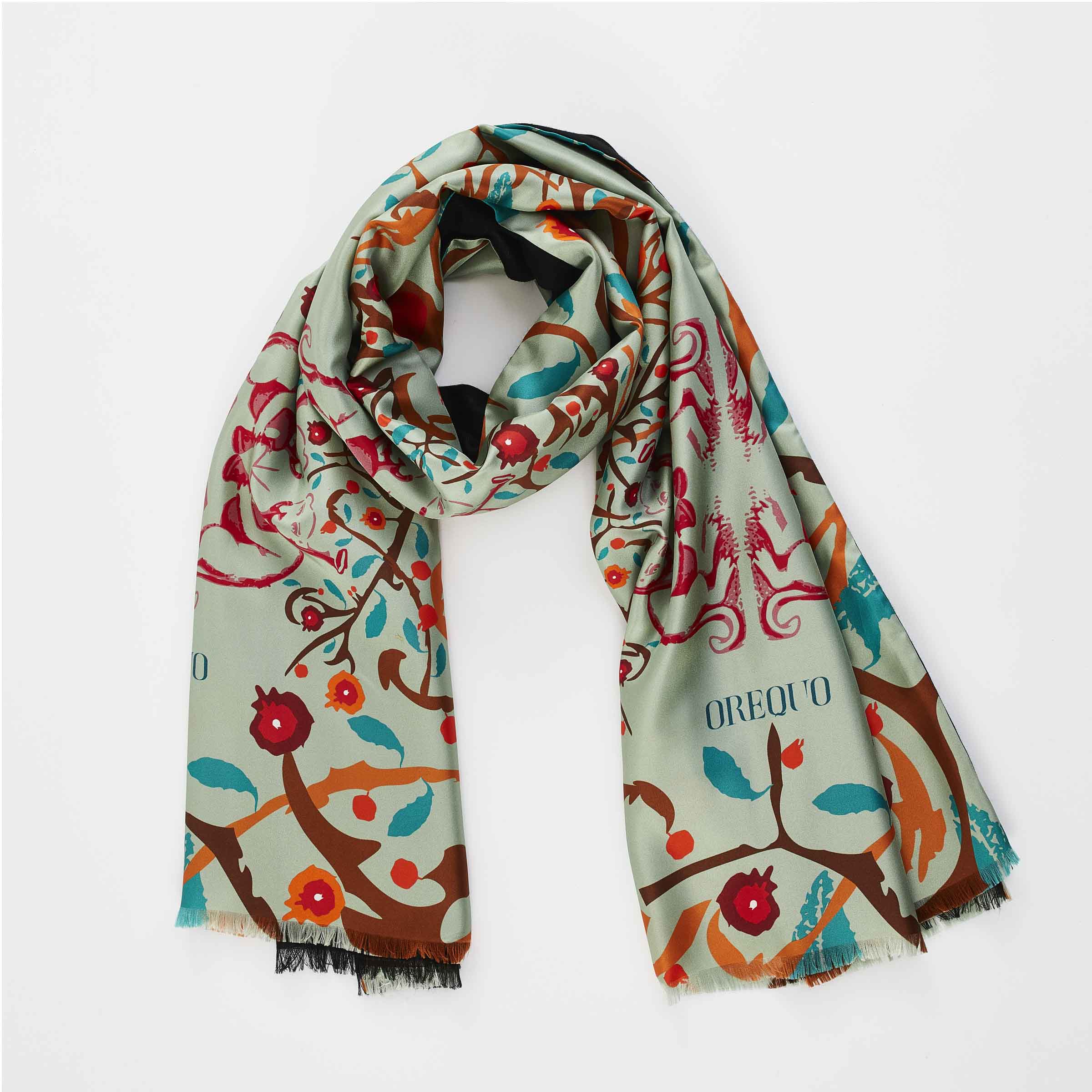 Silk and Cashmere Stole CORNAMUSA by Orequo、mySite、neckold