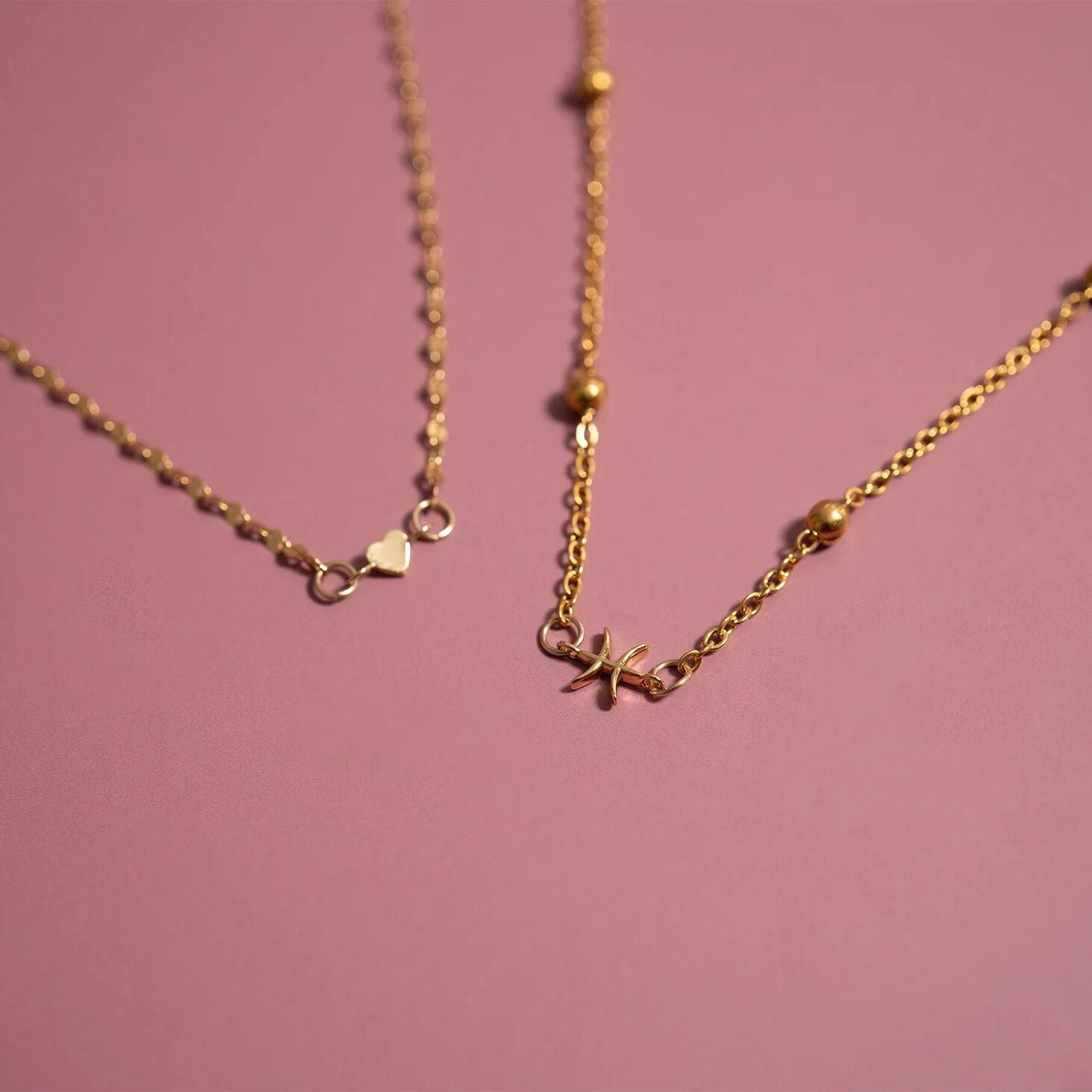 14K Gold Plated Sterling Silver Zodiac Connector Charm for Permanent Jewelry / PMJ1032、mySite、dreamappss