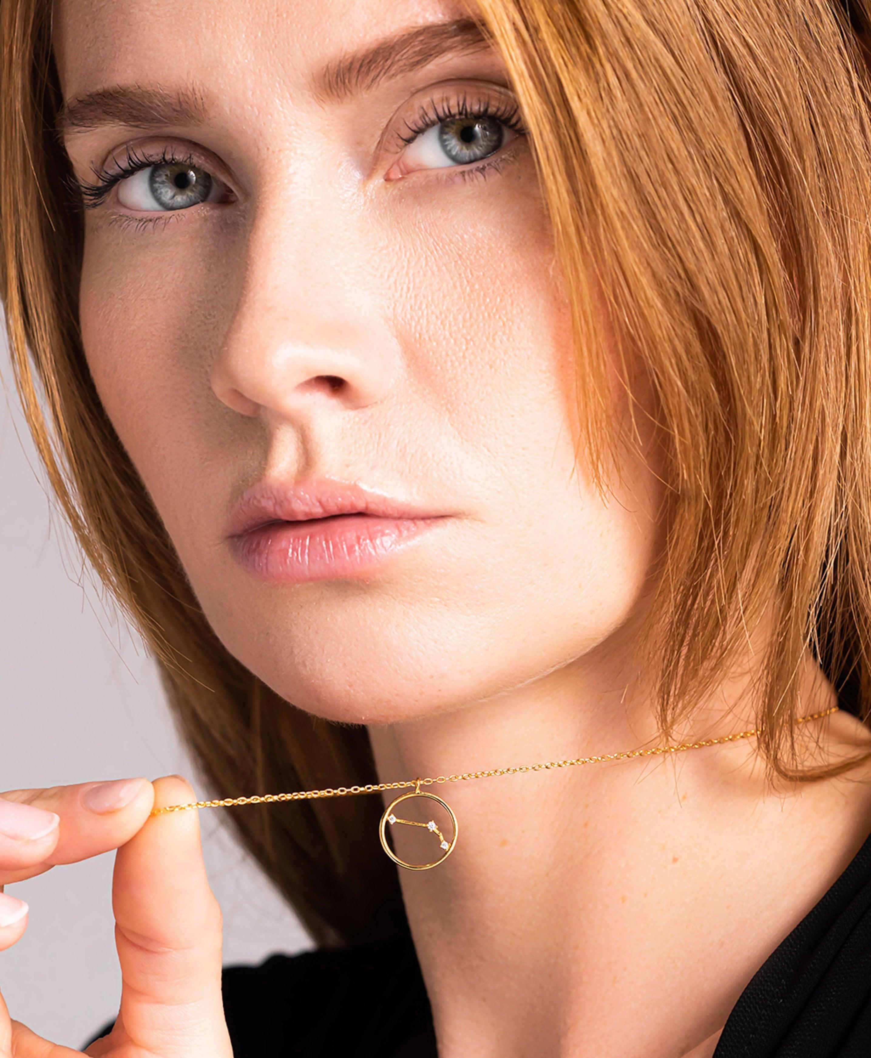 Zodiac Necklace Aries 18ct Gold Plated、mySite、botmansion