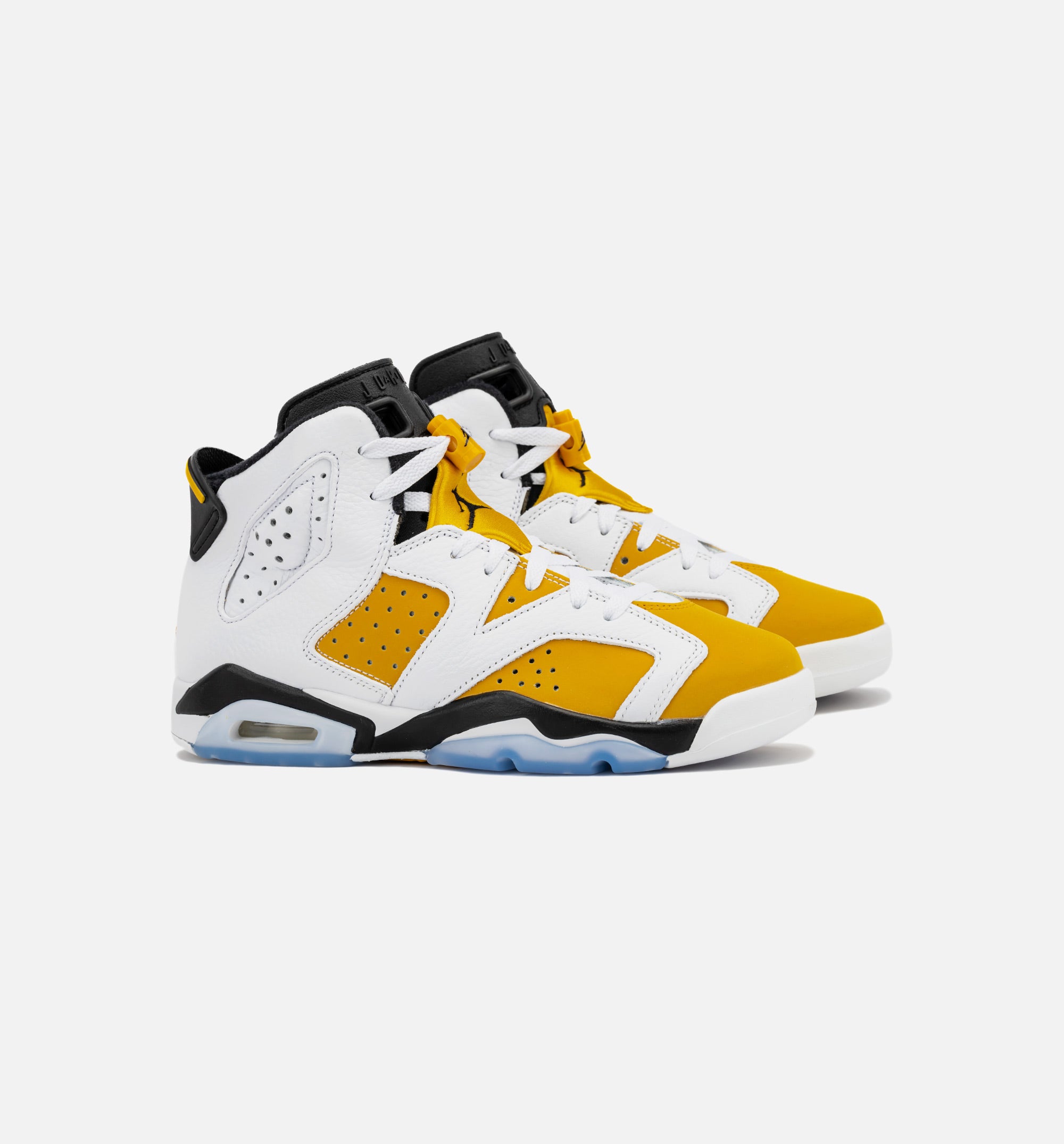 Air Jordan 6 Retro Yellow Ochre Grade School Lifestyle Shoe - White/Yellow Ochre/Black Free Shipping、mySite、dreamappss