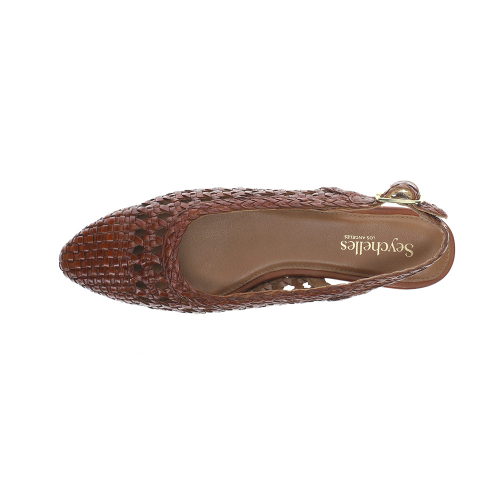 Avalon Woven Leather Slingback Flats、mySite、gtrtttuynbv