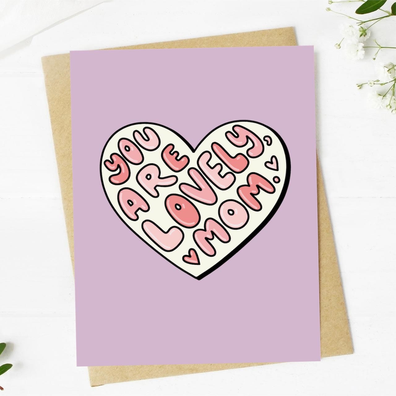  You Are Lovely, Mom Greeting Card、mySite、elrpsem3k