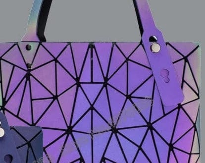 Stunning Geometric Holographic Carry Totes、mySite、g9winljtr