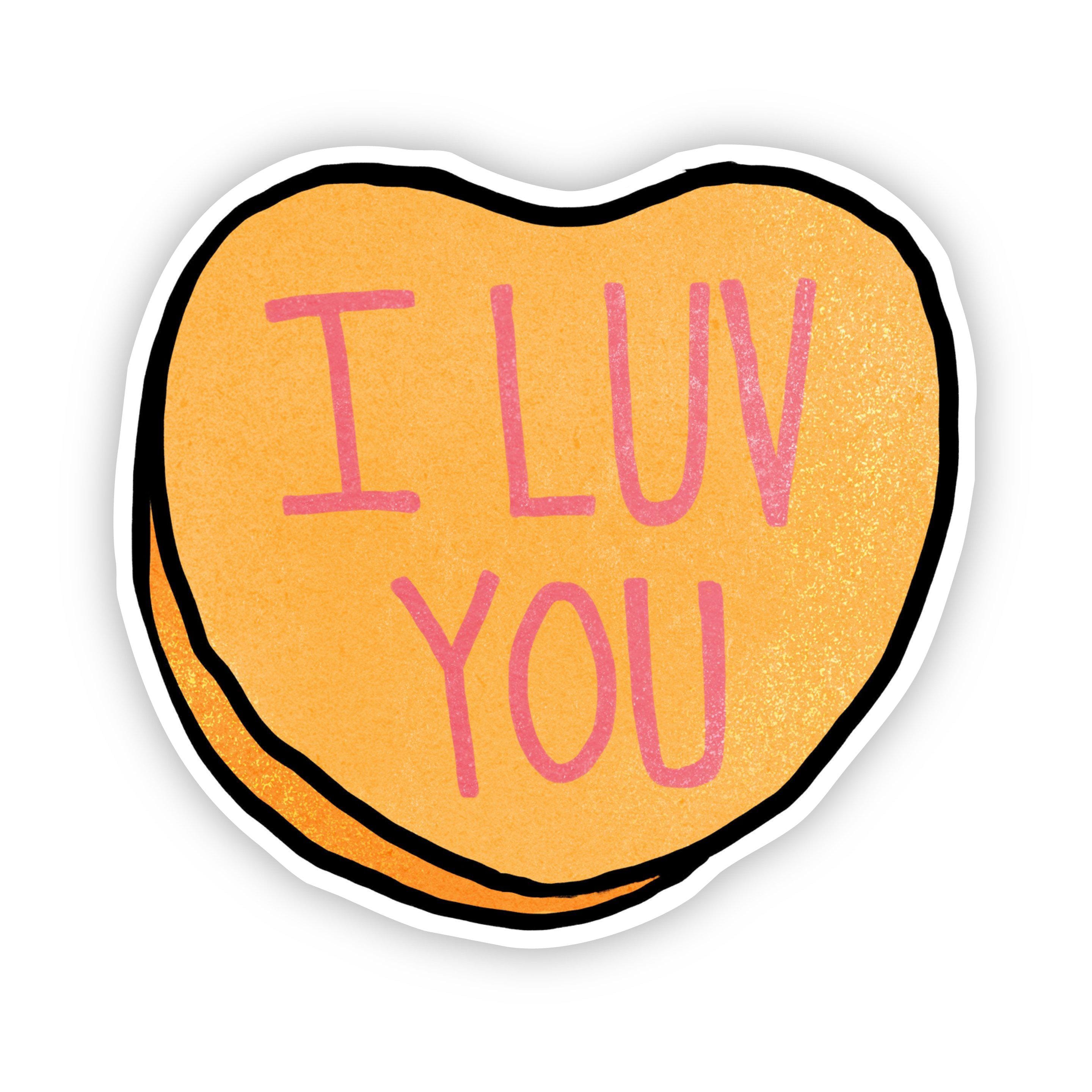  I Luv You Heart Sticker、mySite、elrpsem3k