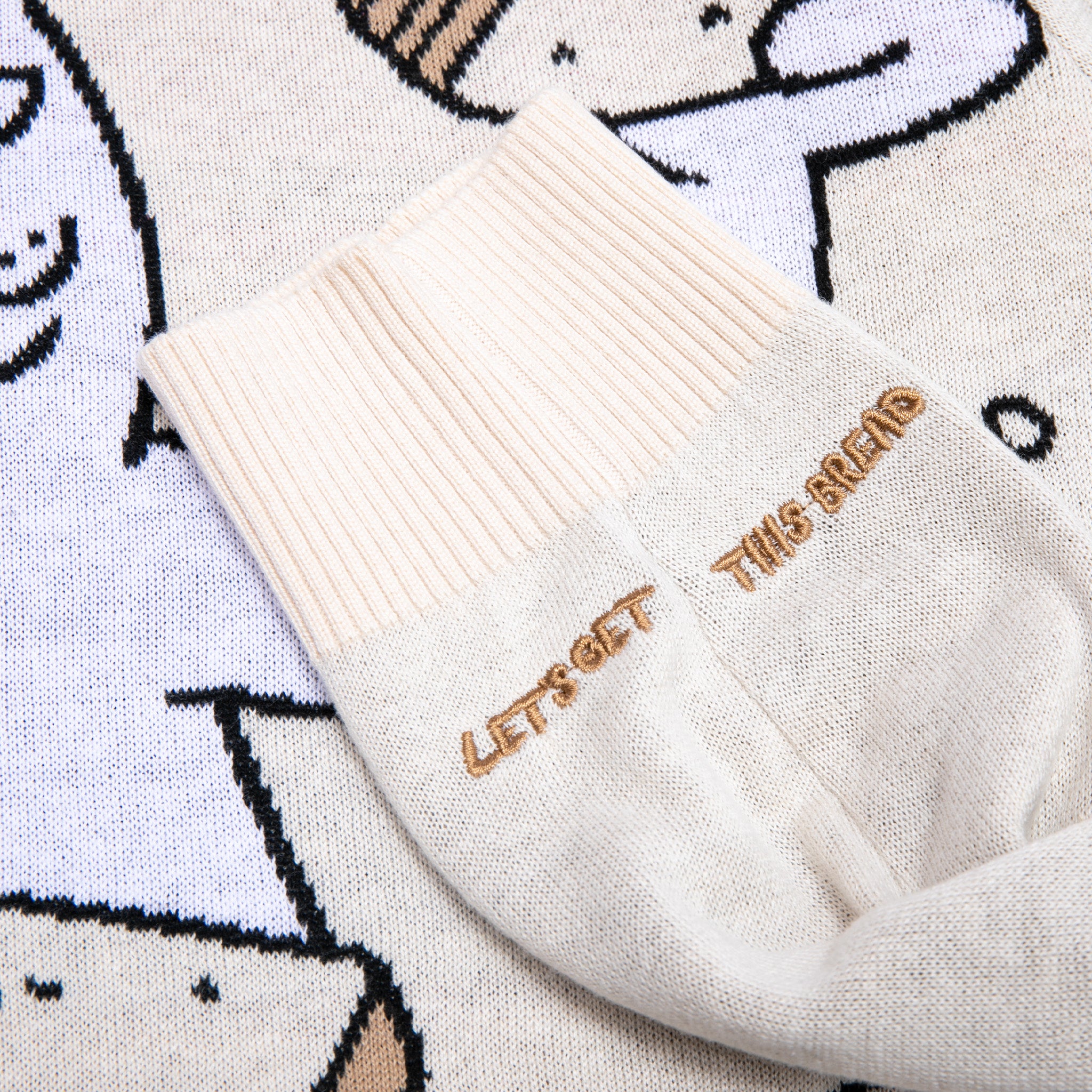  Lets Get This Bread Knit Sweater (Natural)、mySite、merchandisen