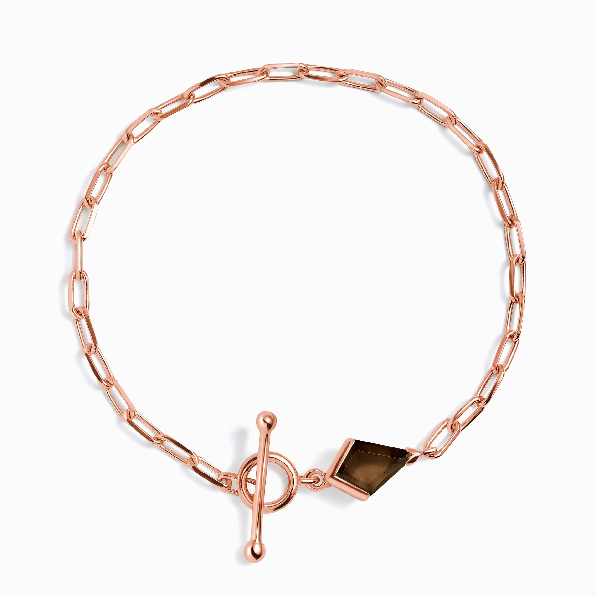 Smoky Quartz Widelink Bracelet - Heroine T-Lock、mySite、hinf8tx79