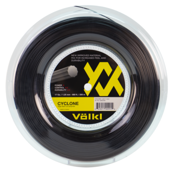Volkl Cyclone 17/1.25 Tennis String Reel (Black)
