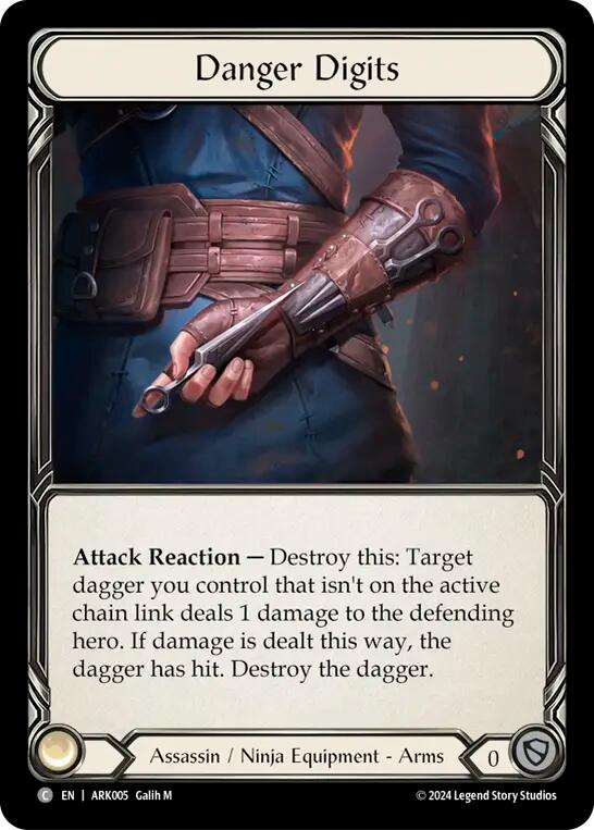 Danger Digits ARK005 (The Hunted Arakni Blitz Deck)、mySite、waistdrama