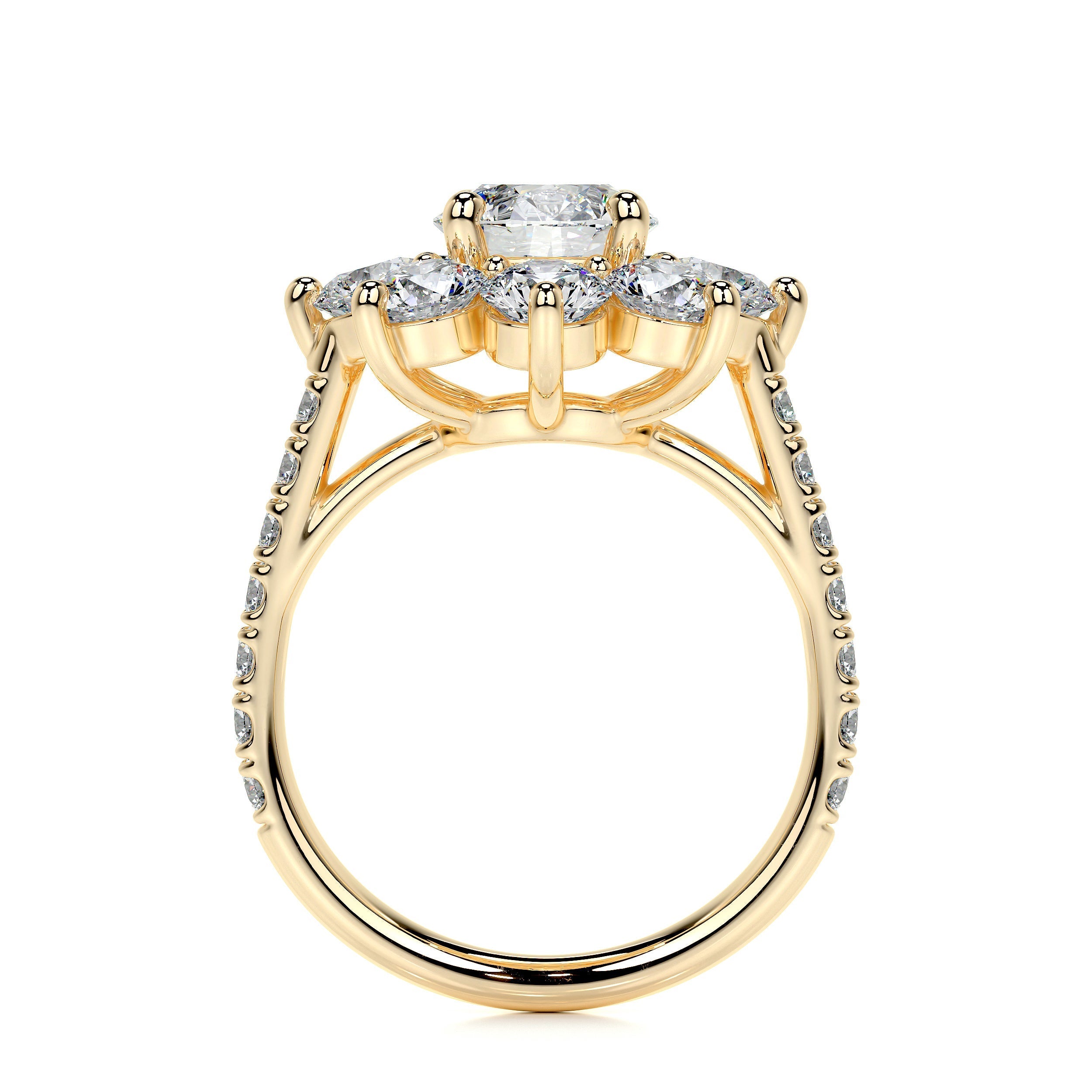 La Fleur Lab Grown Diamond Ring -18K Yellow Gold (RTS)、mySite、hinf8tx79