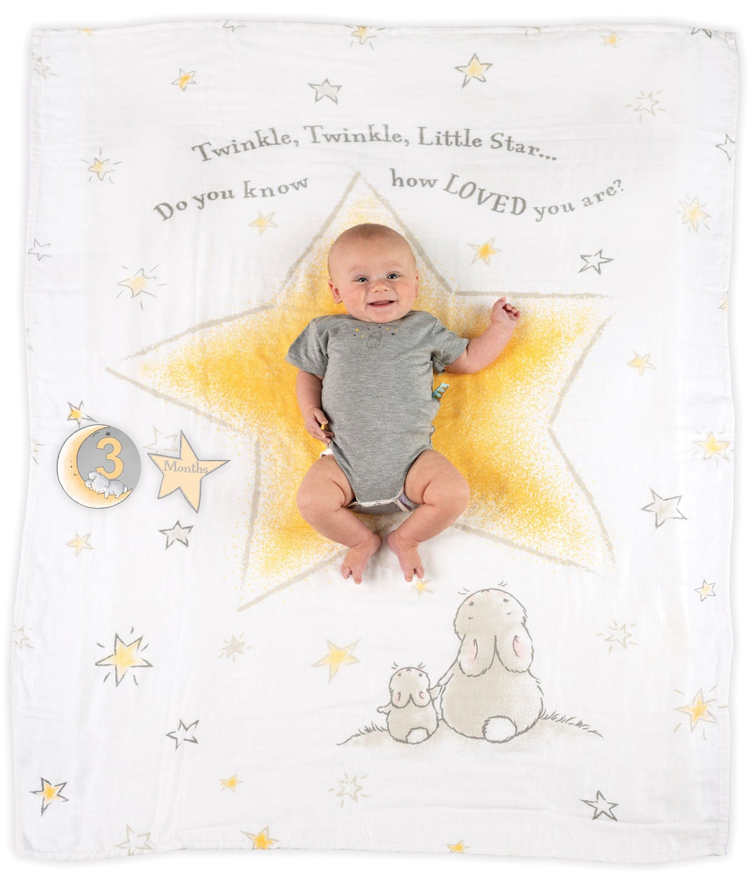 RETIRED - Twinkle Twinkle Milestone Blanket、mySite、g9winljtr
