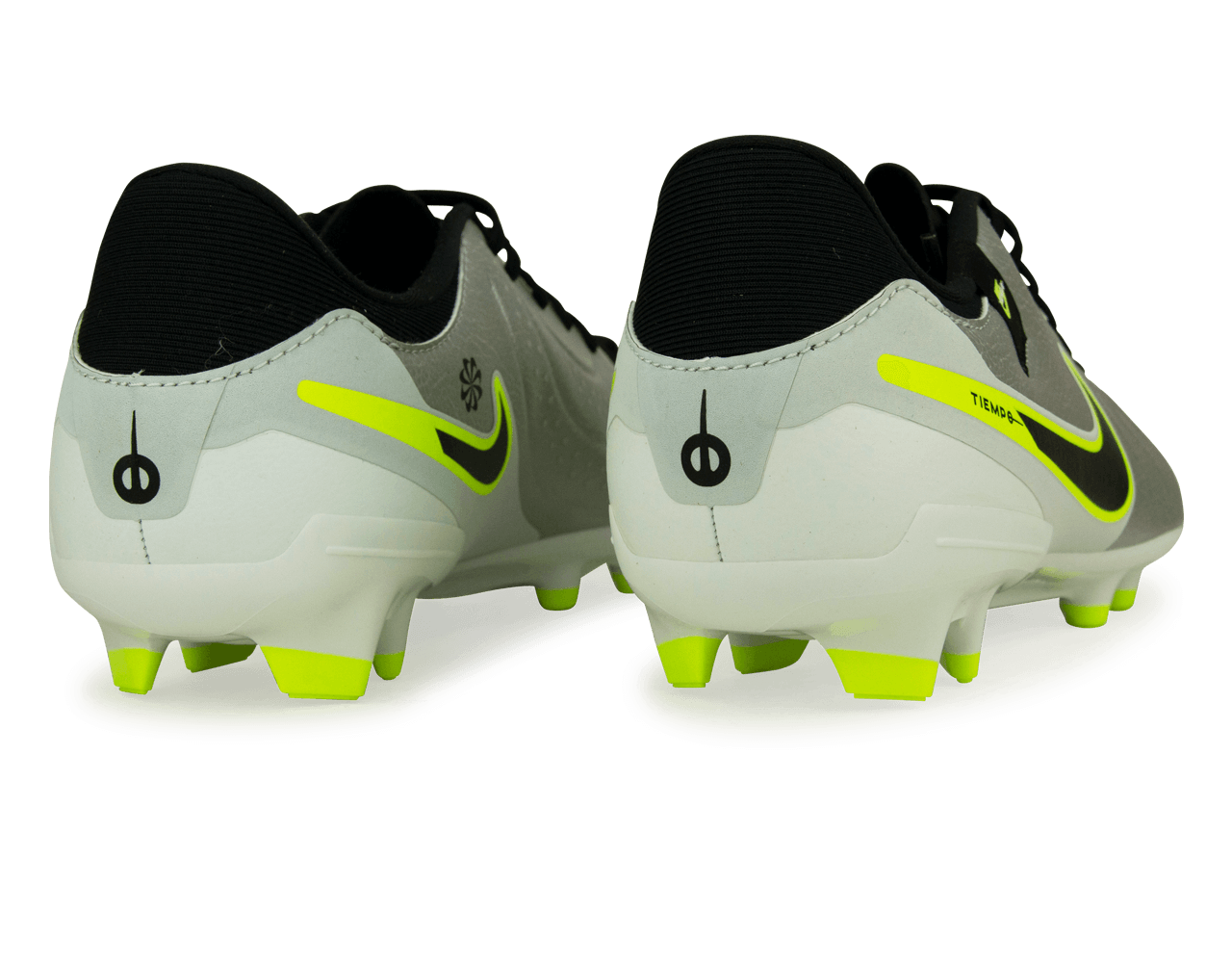 Nike Men's Tiempo Legend 10 Academy FG/MG Silver/Black/Volt、mySite、noshort