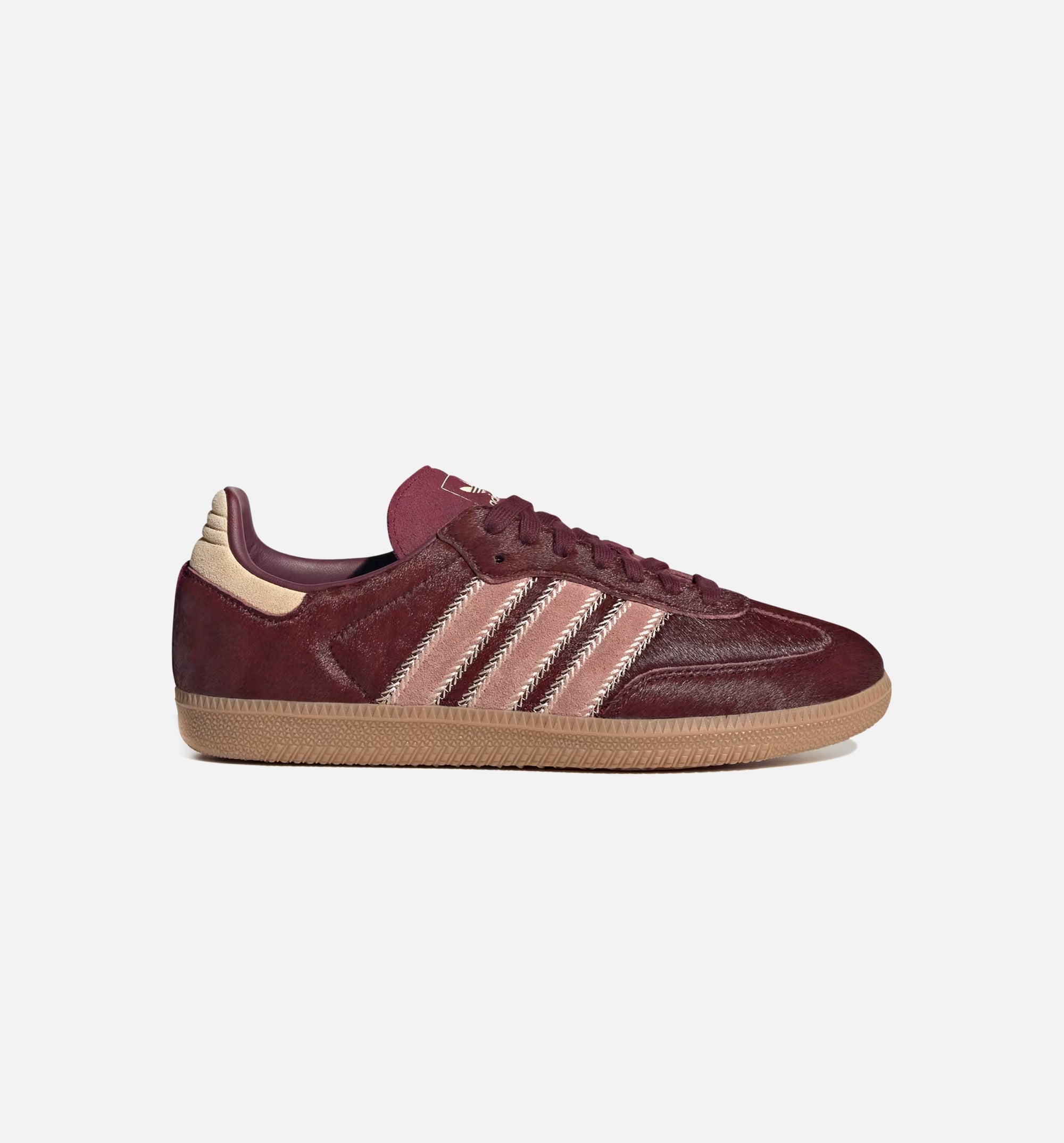 Samba OG Maroon Sand Strata Pony Womens Lifestyle Shoe - Sand Strata/Maroon/Warm Clay、mySite、dreamappss