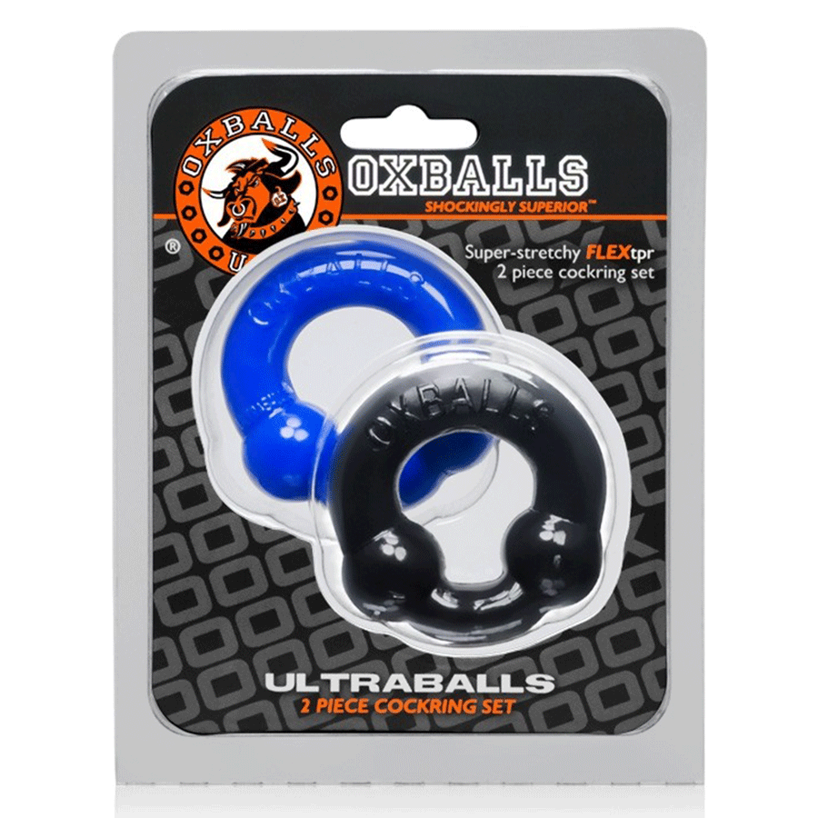 Oxballs Ultraballs Dual Beaded Stretchy Cock Ring Set for Men、mySite、bottomscart