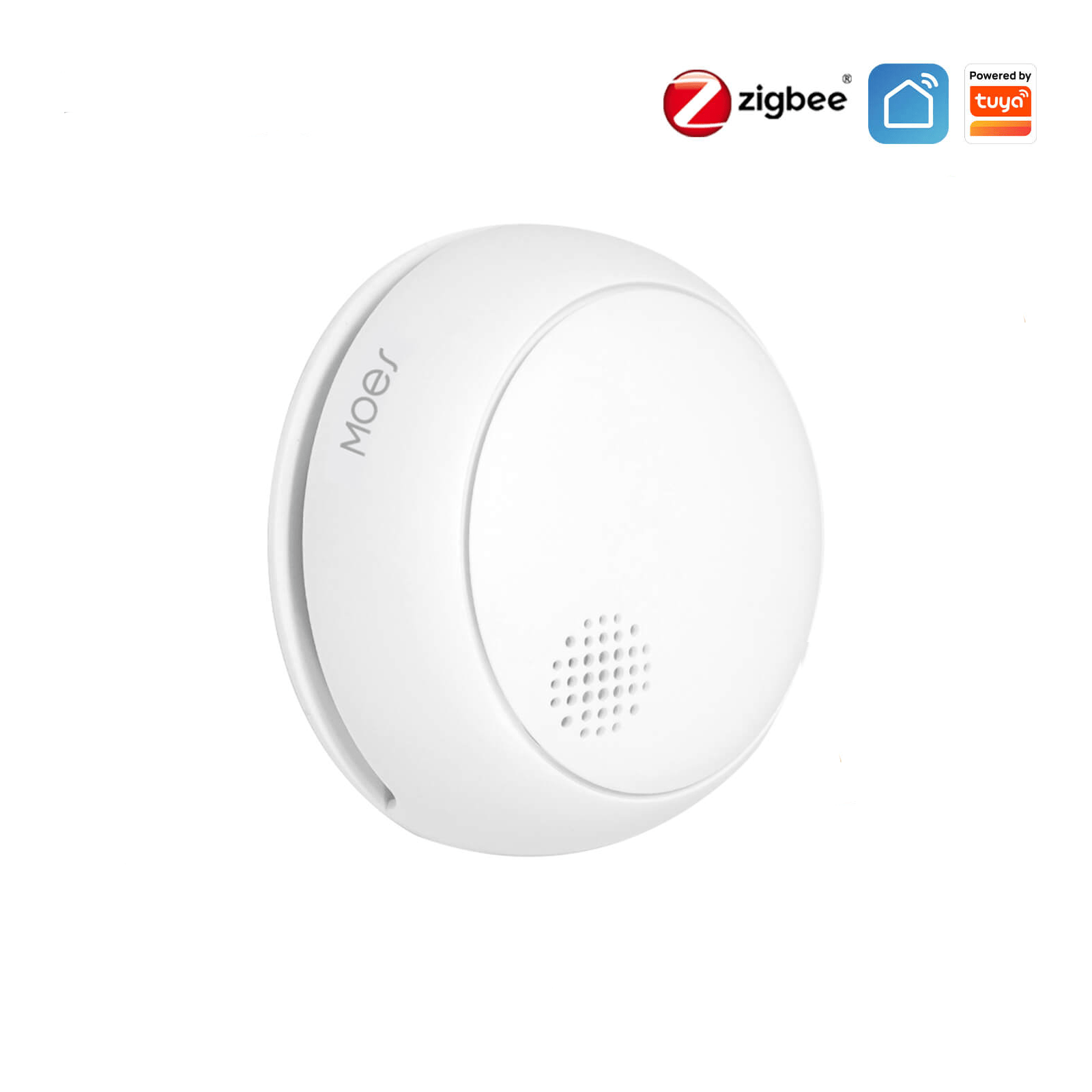 ZigBee Wireless Smart Smoke Detector Fire 85dB Sound Alarm Siren Sensor、mySite、fannypackpong