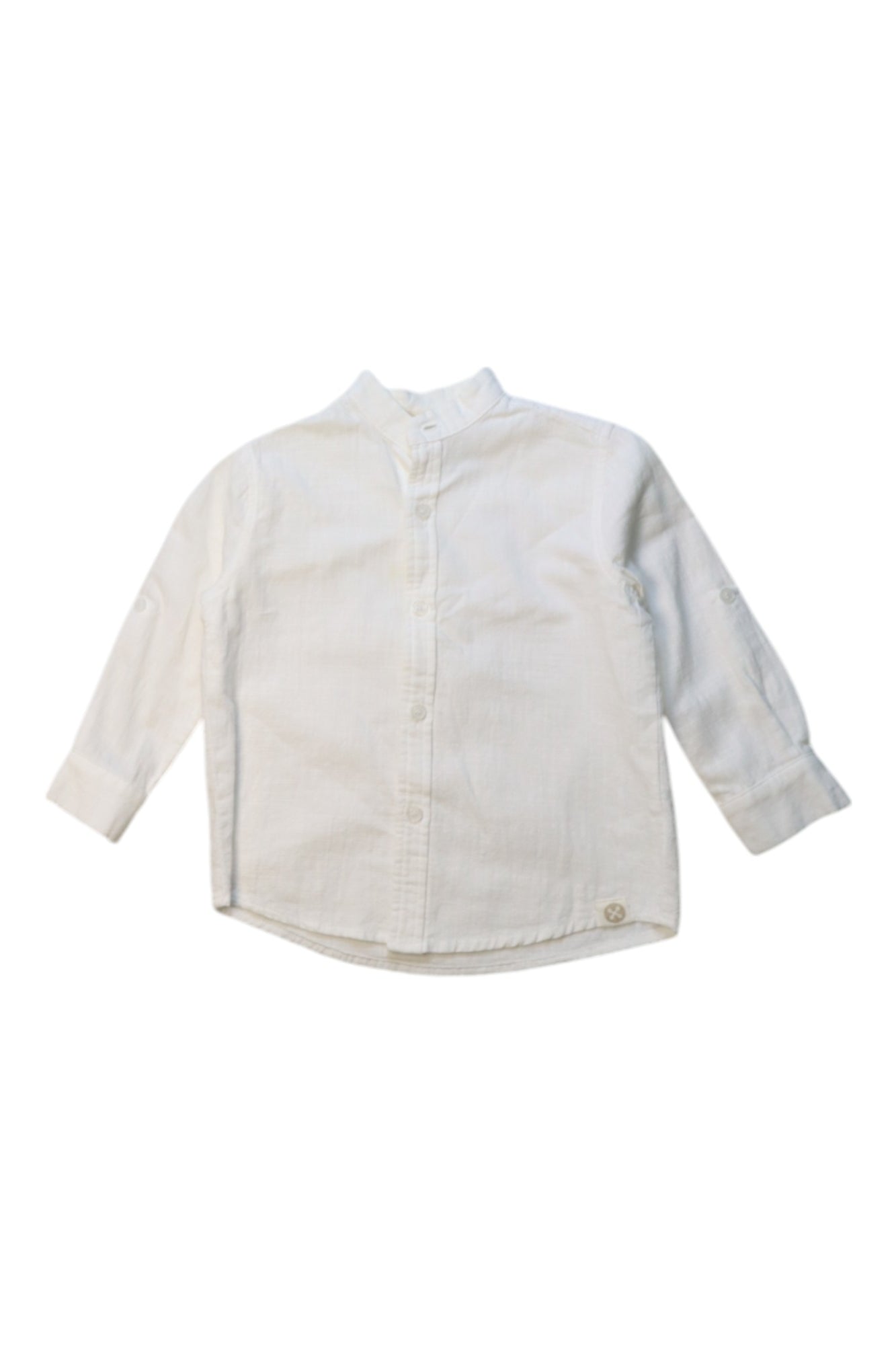 Le Petit Society Cotton Button-Up Shirt 3T、mySite、g9winljtr