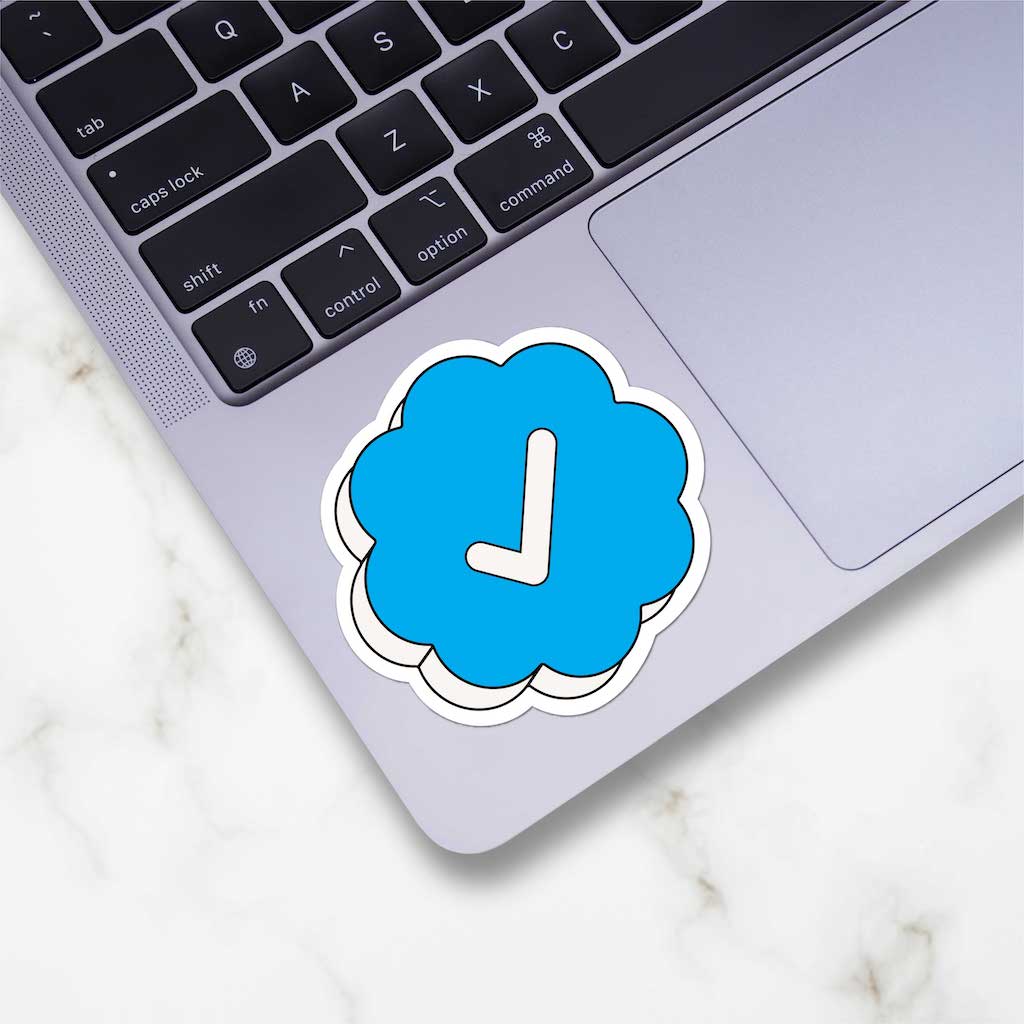  Twitter Verification Badge Sticker、mySite、ghnorth