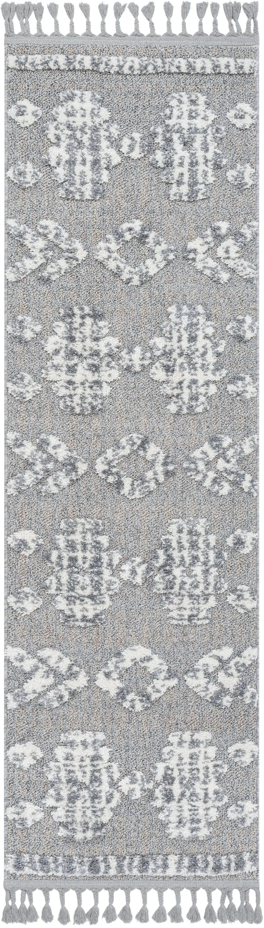 Savannah Tribal Geometric Pattern Ivory High-Low Textured Rug、mySite、gigharbornorthrealestate