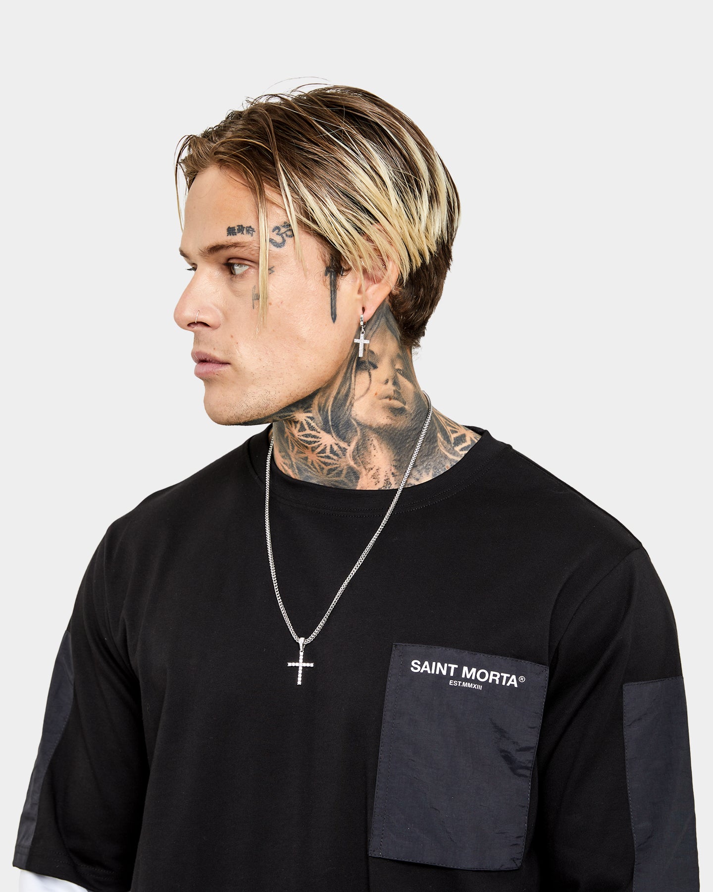 Saint Morta Avalanche Long Sleeve T-Shirt Black/White、mySite、zt4zffjzw