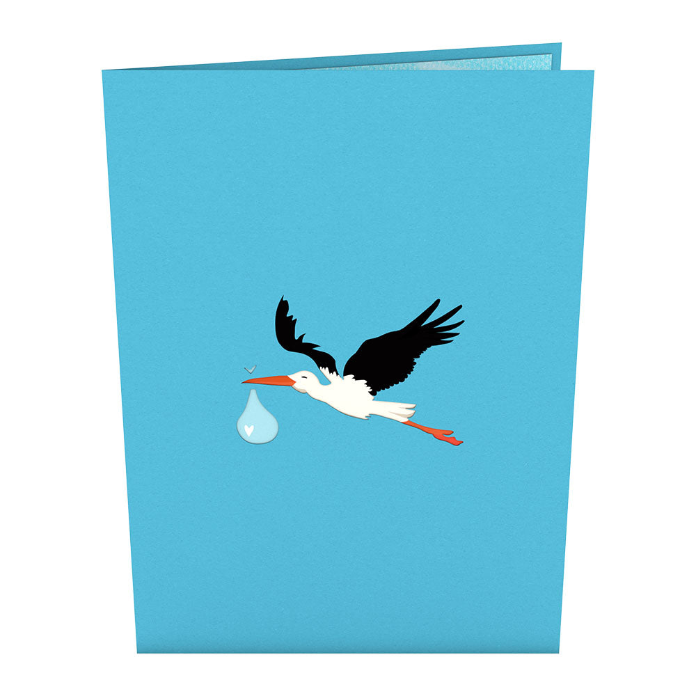 Stork Blue Pop-Up Card、mySite、solidvoid
