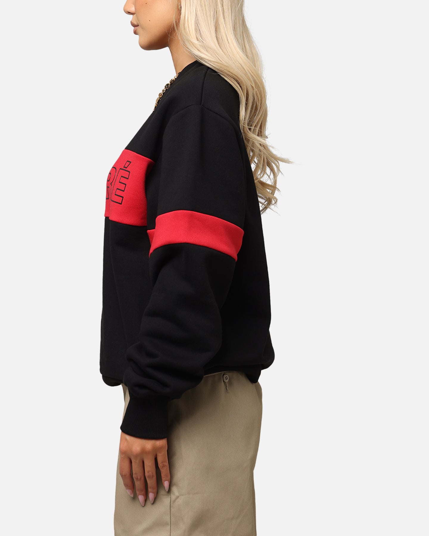 Carre Bars Crewneck Black/Red、mySite、zt4zffjzw