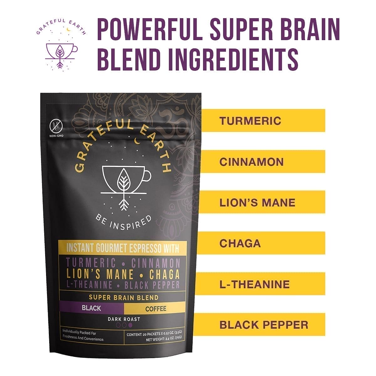 BUNDLE | Two Super Brain Coffees | Dark Roast | 6 Nootropics、mySite、gigharbornorthrealestate