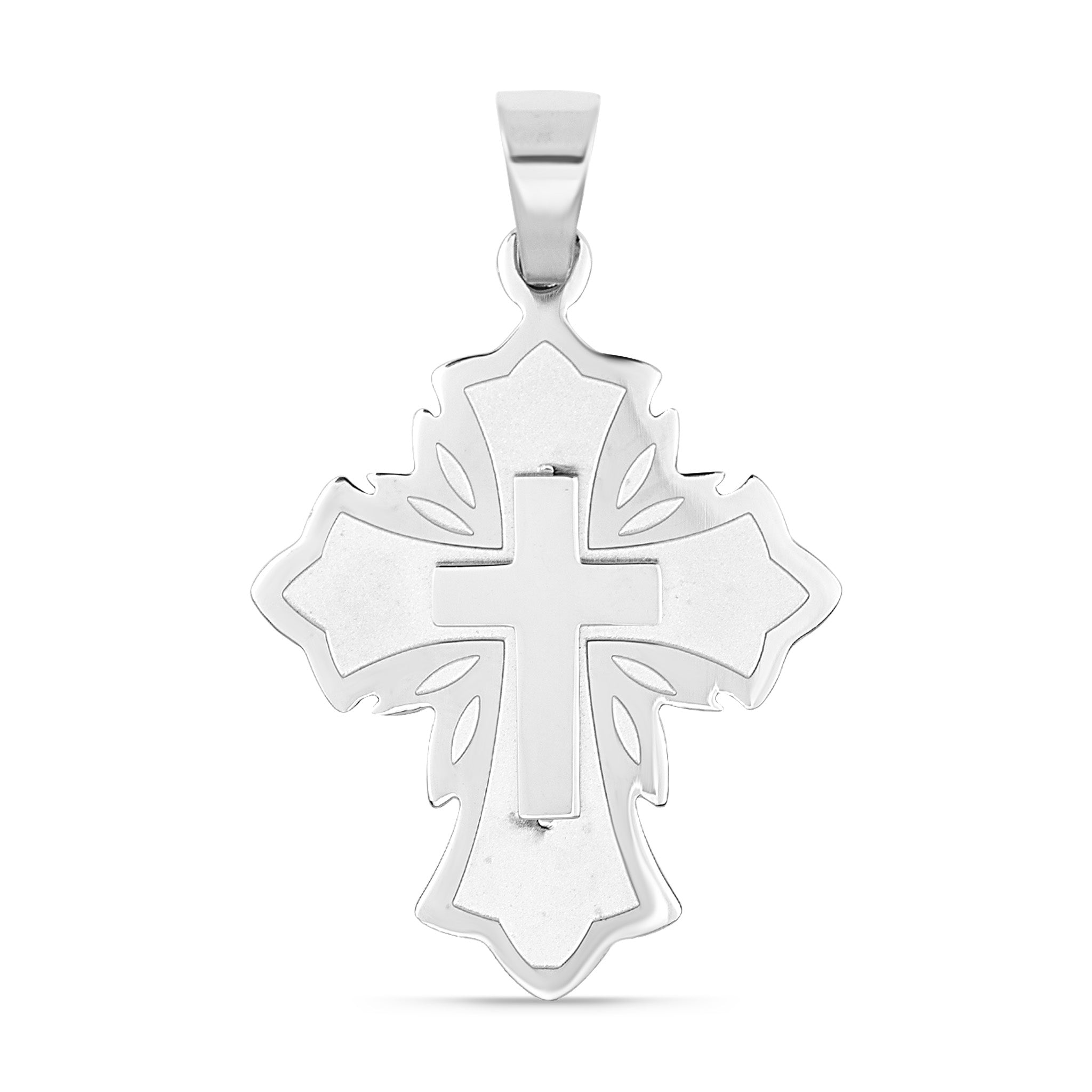Stainless Steel Double Cross Pendant / PDJ3542、mySite、dreamappss