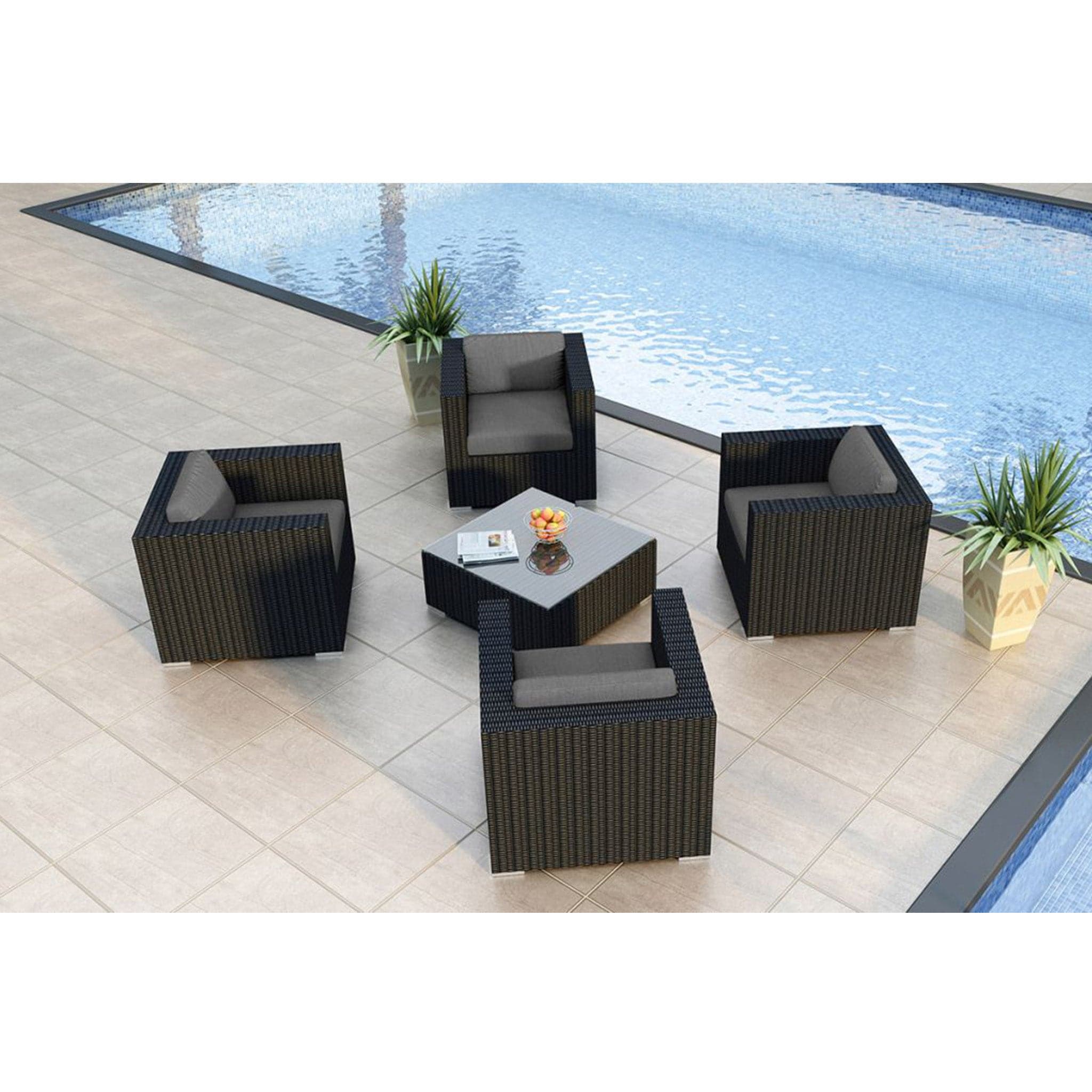 Urbana 5 Piece 4-Seat Club Chair Set、mySite、neckold