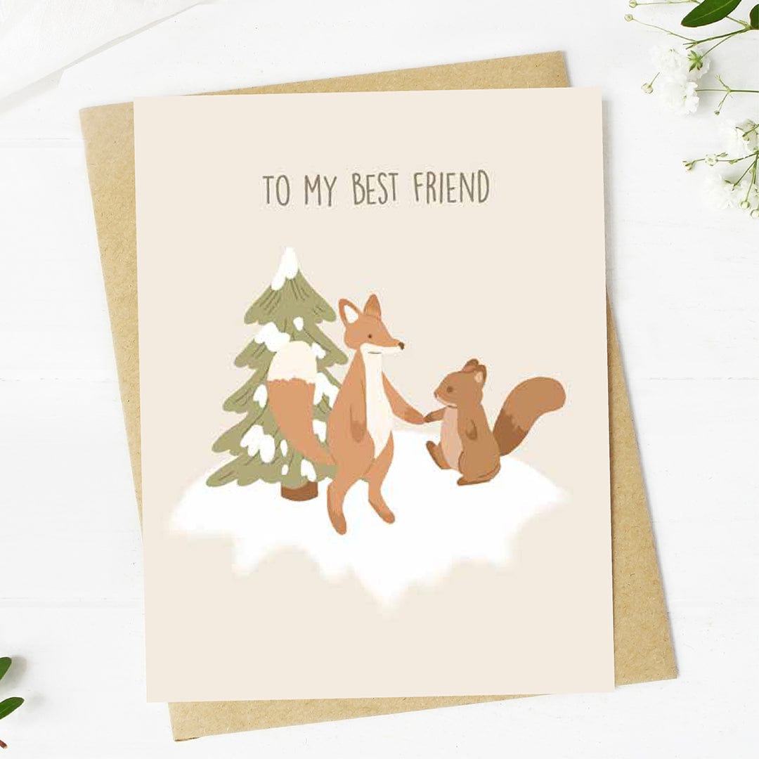  To my best friend Winter Greeting Card、mySite、ghnorth