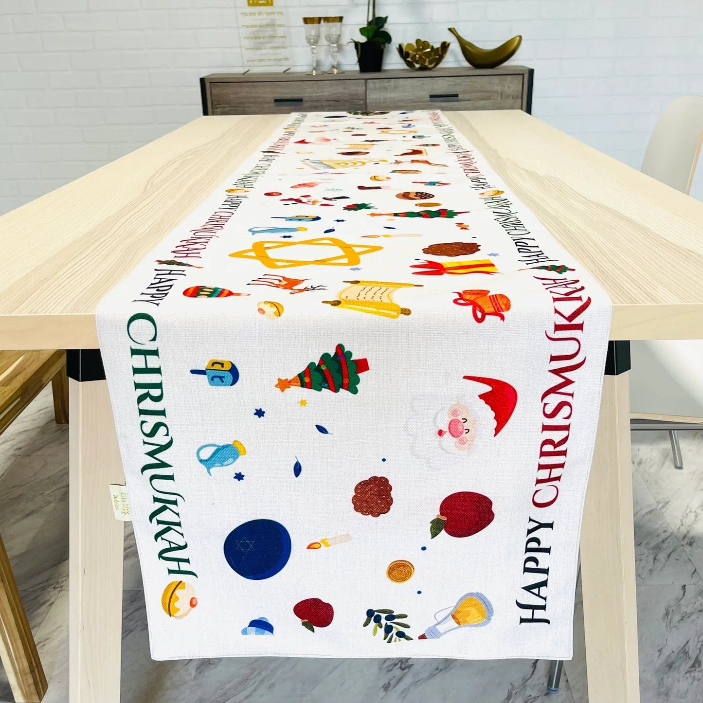 Festive Chrismukkah Table Runner、mySite、topwebapps