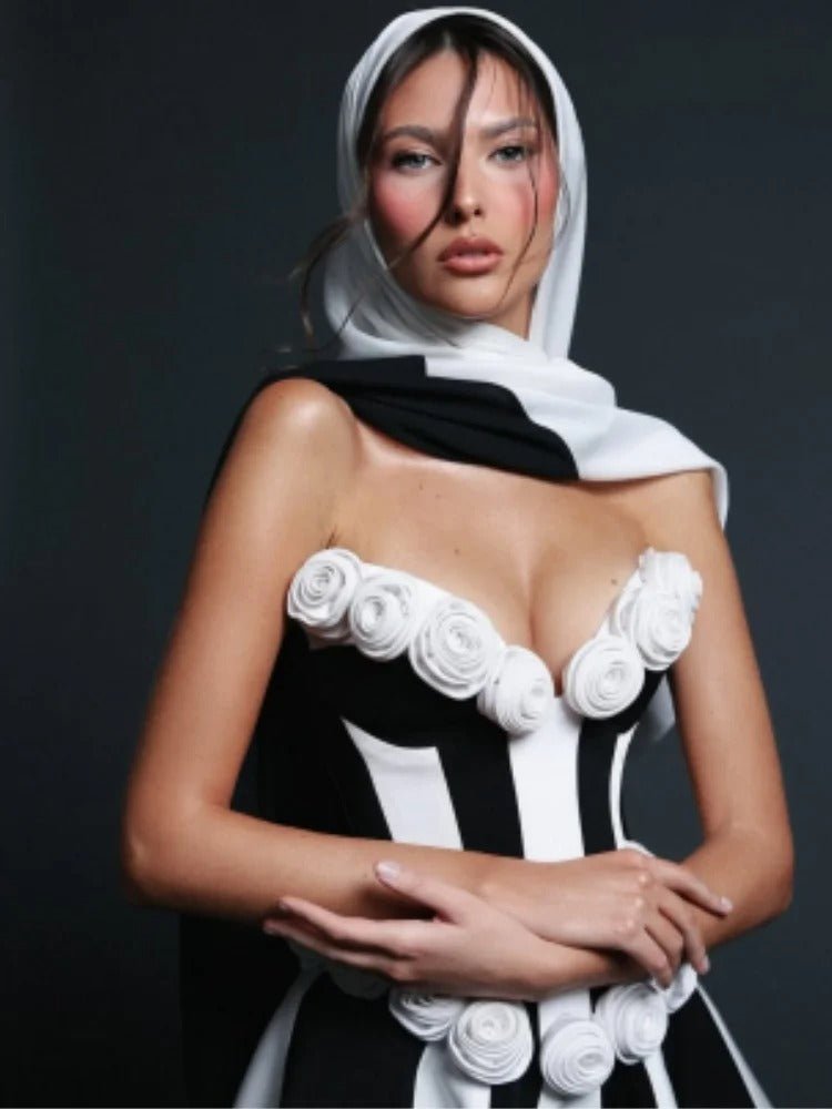  Noir & Blanc Dress、mySite、merchandisen