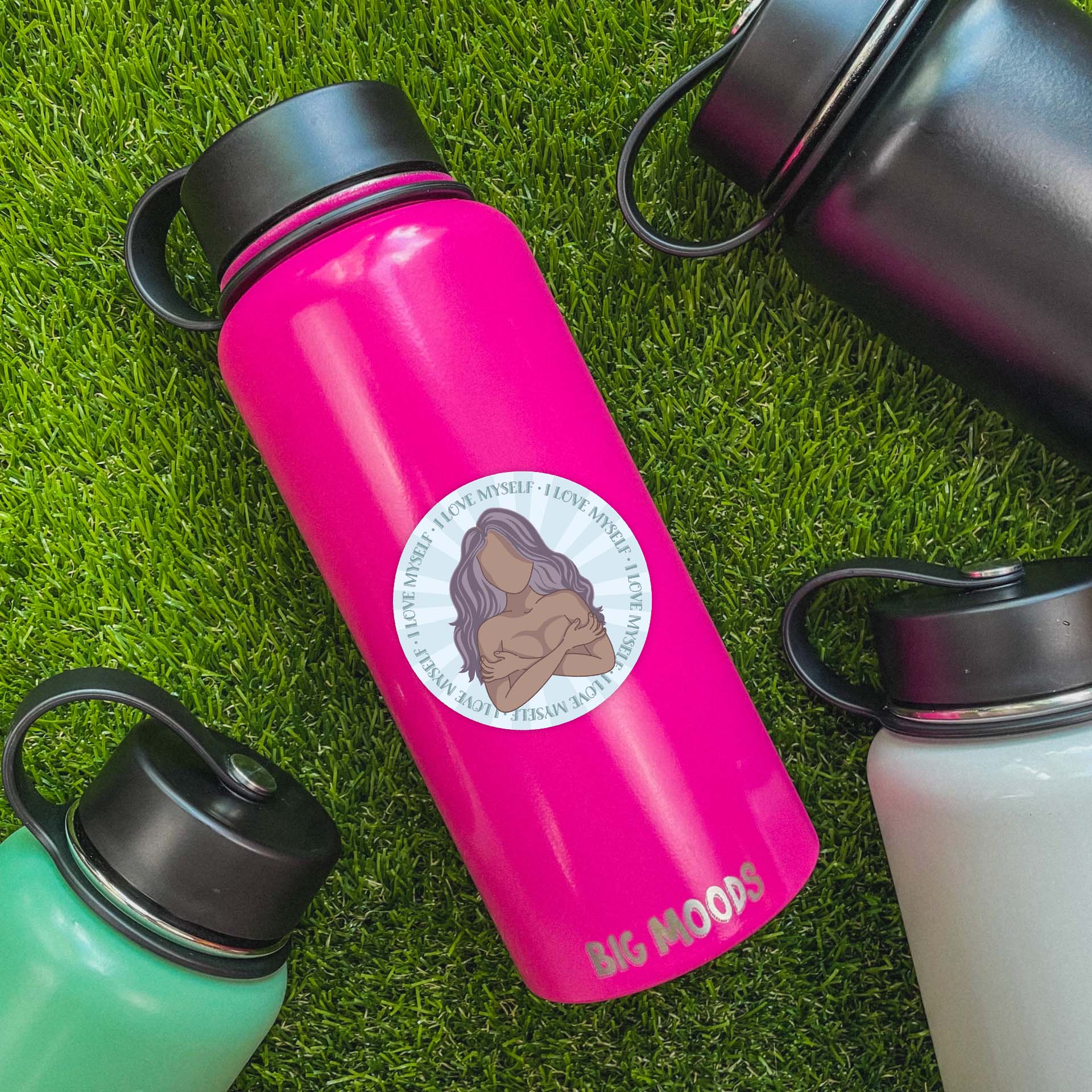  I Love Myself Positivity Sticker、mySite、elrpsem3k