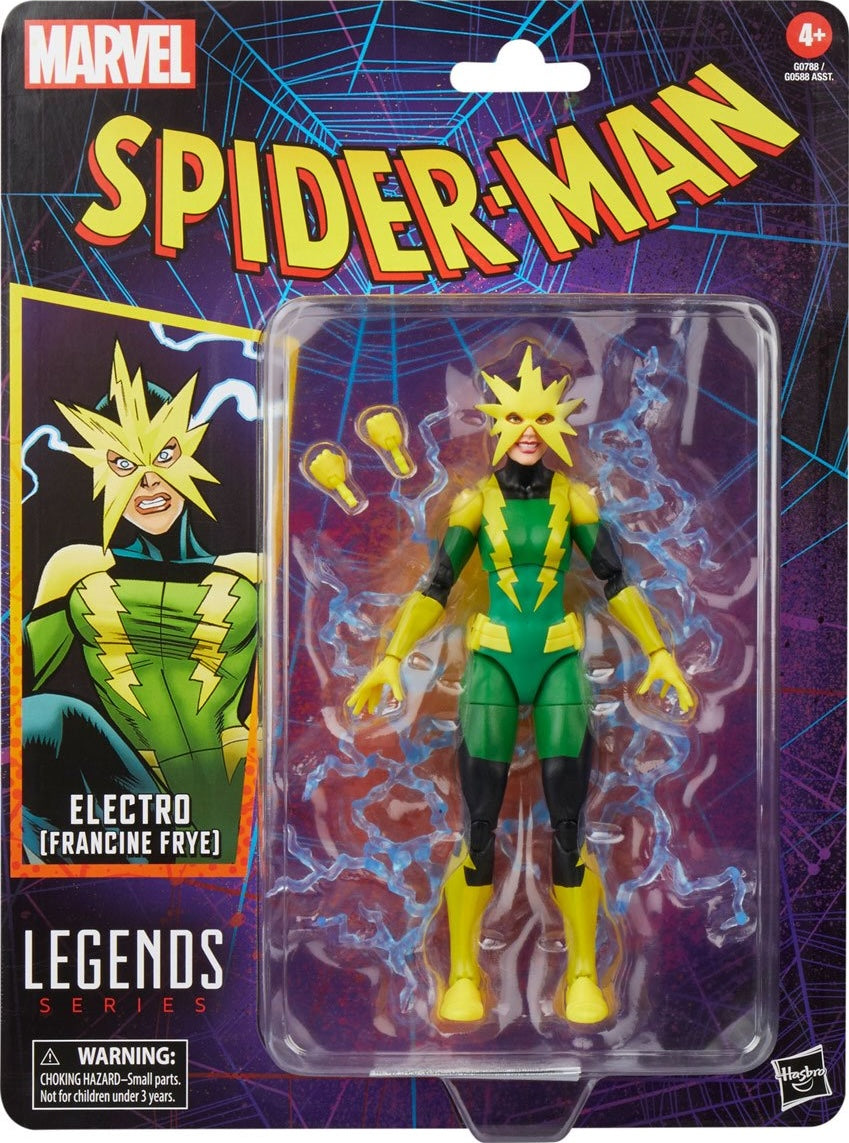 Marvel Legends Series - Electro Francine Frye - Retro、mySite、hgirdovlk
