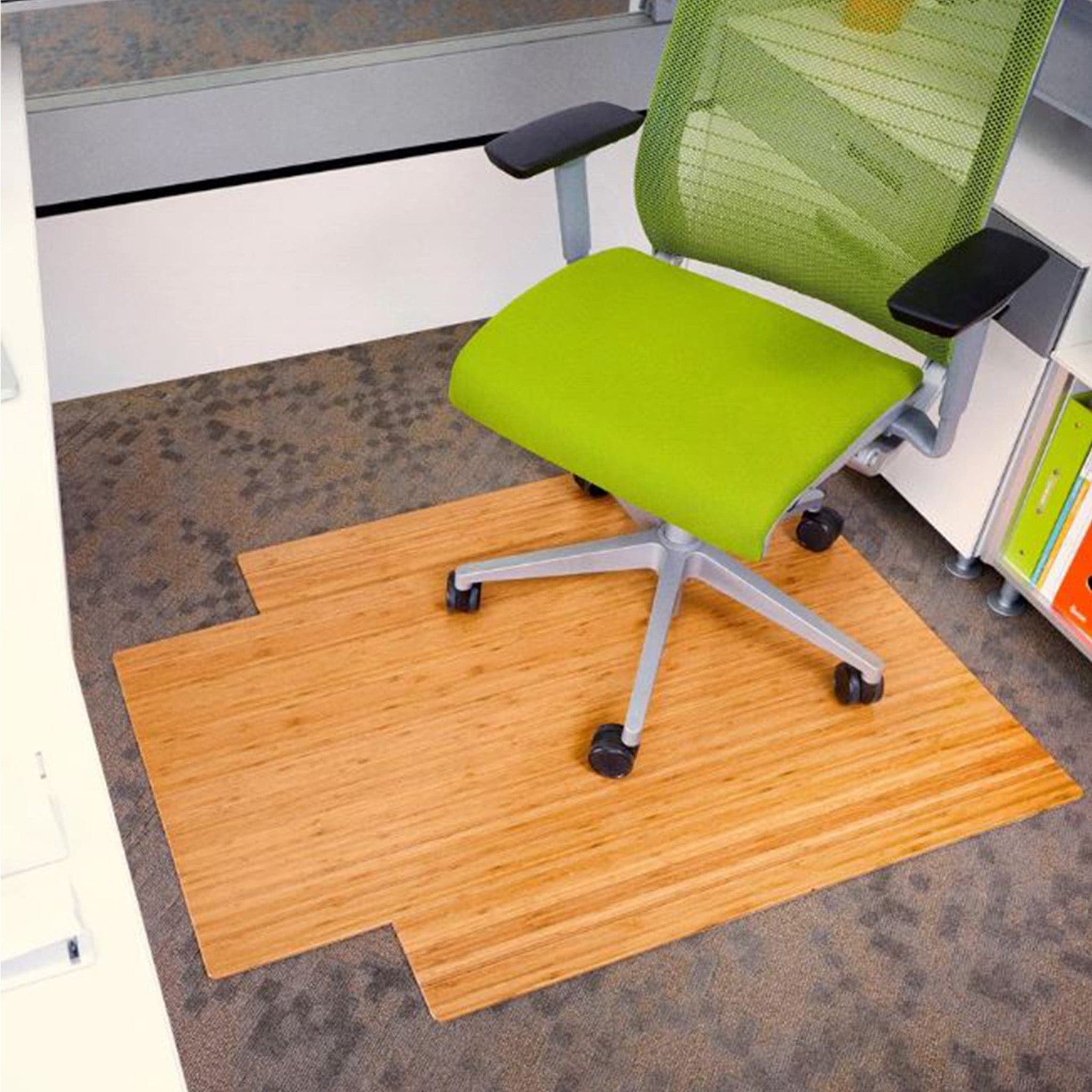 Standard Bamboo Chair Mat with Lip、mySite、neckold