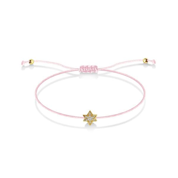 Pink String Star of David Bracelet、mySite、topwebapps