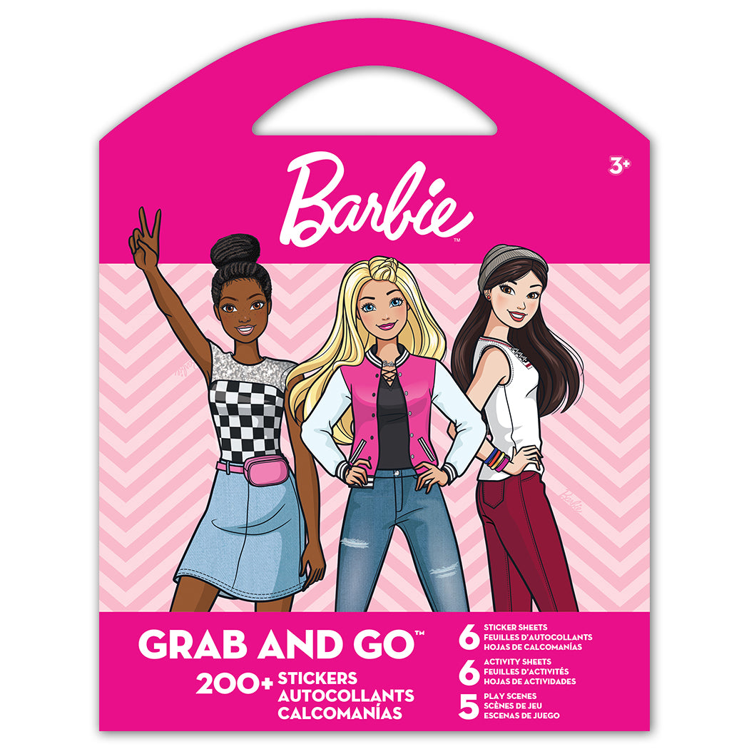  Barbie Grab and Go Sticker Activity Kit、mySite、ghnorth