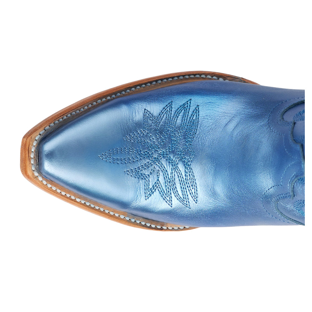 Smokeshow Embroidered Metallic Snip Toe Zippered Cowboy Booties、mySite、gtrtttuynbv