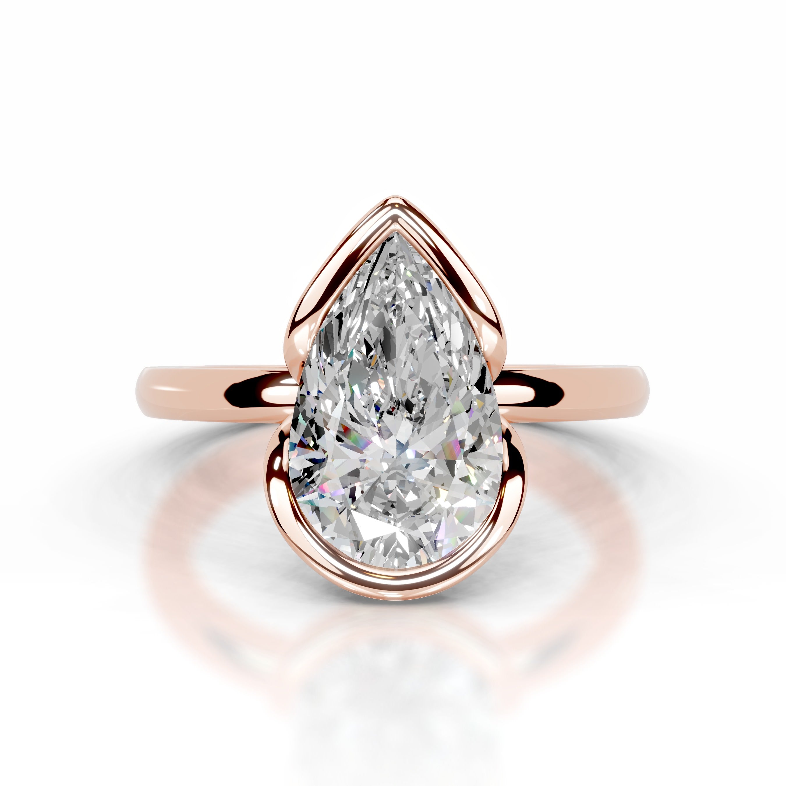 Thor Moissanite & Diamond Ring - 14K Rose Gold、mySite、hinf8tx79