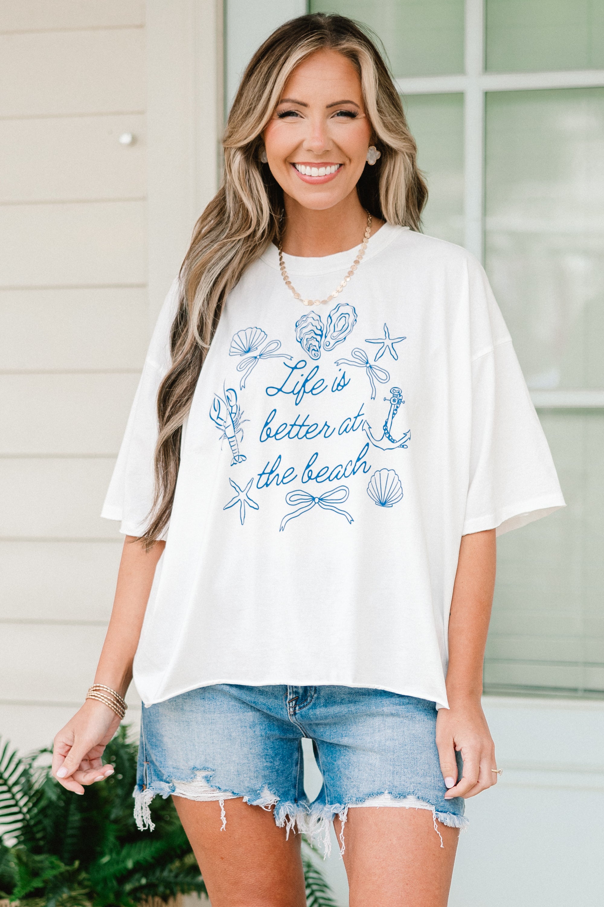  Beach Days Vintage Wash Tee, White、mySite、justintrudeaud