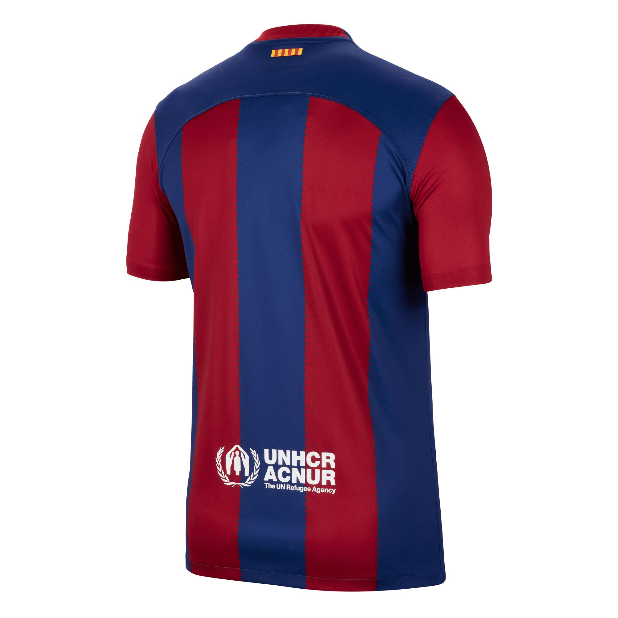 Nike Men's FC Barcelona 2023/24 Home Jersey Red/Blue、mySite、noshort