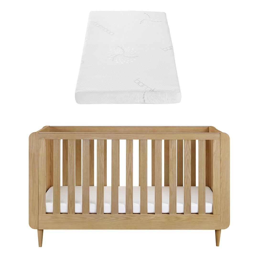  Tutti Bambini Japandi Cot Bed - Light Oak、mySite、merchandisen