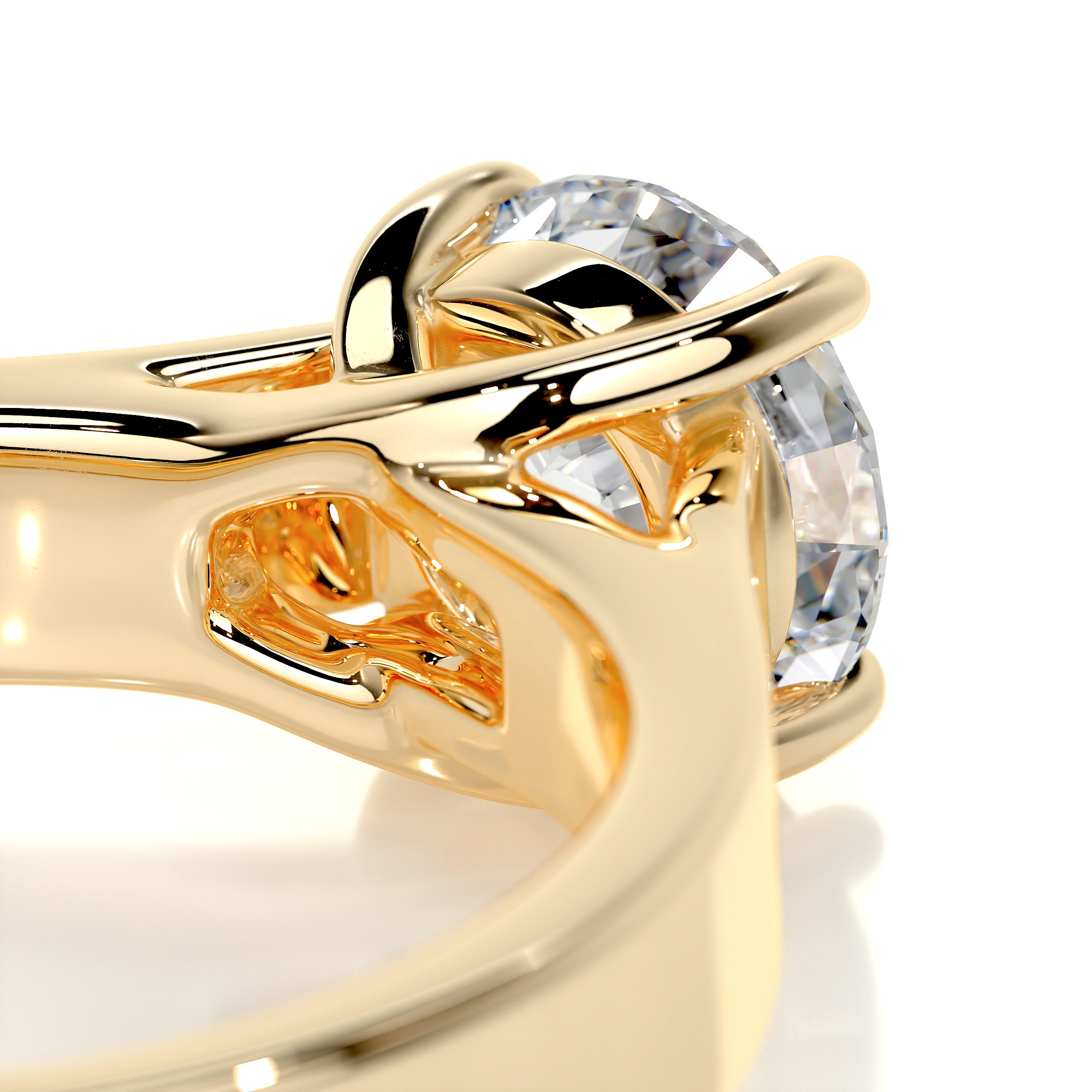 Nola Diamond Engagement Ring -18K Yellow Gold、mySite、hinf8tx79