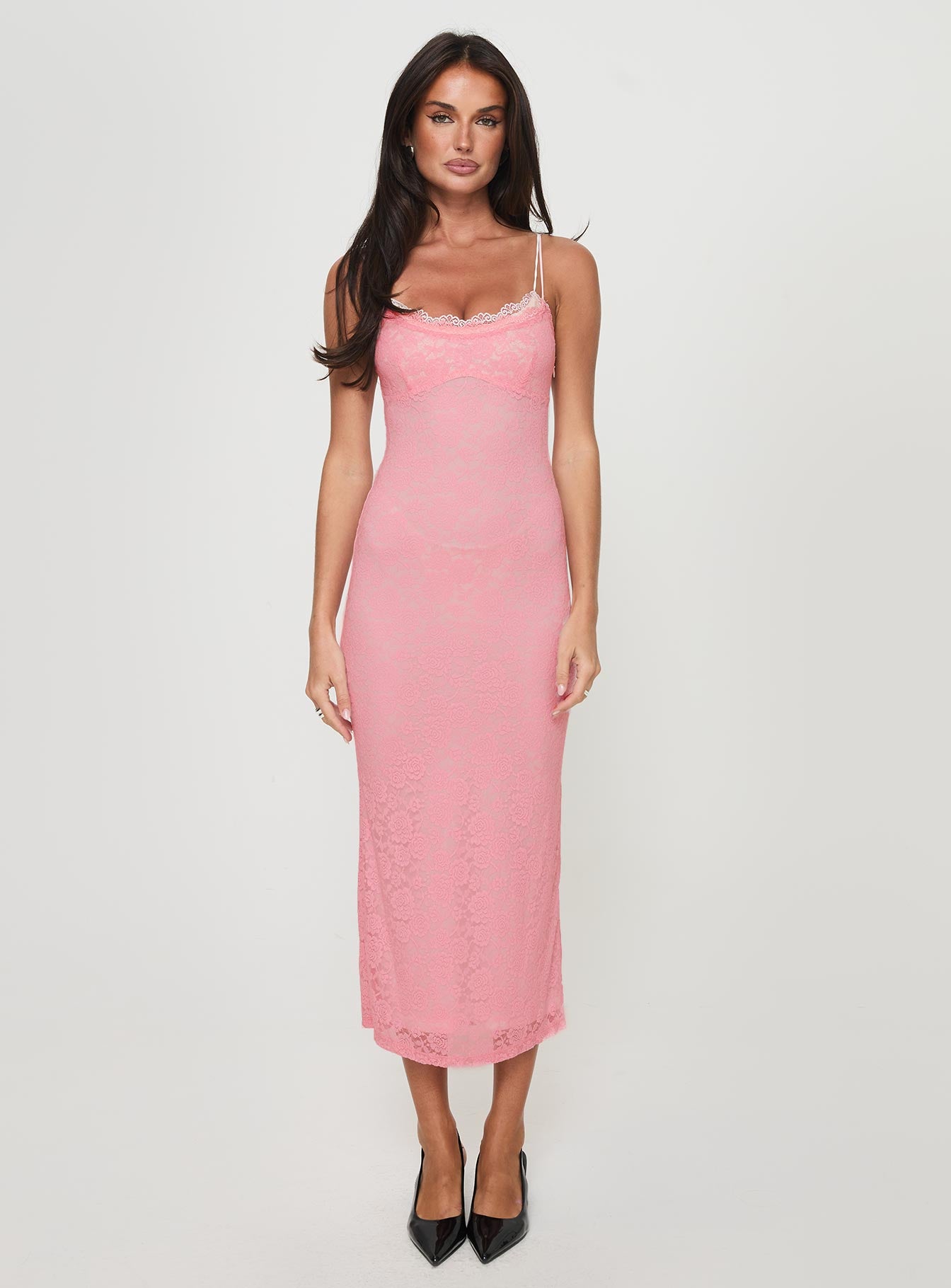 Prospero Maxi Dress Pink、mySite、solidvoid