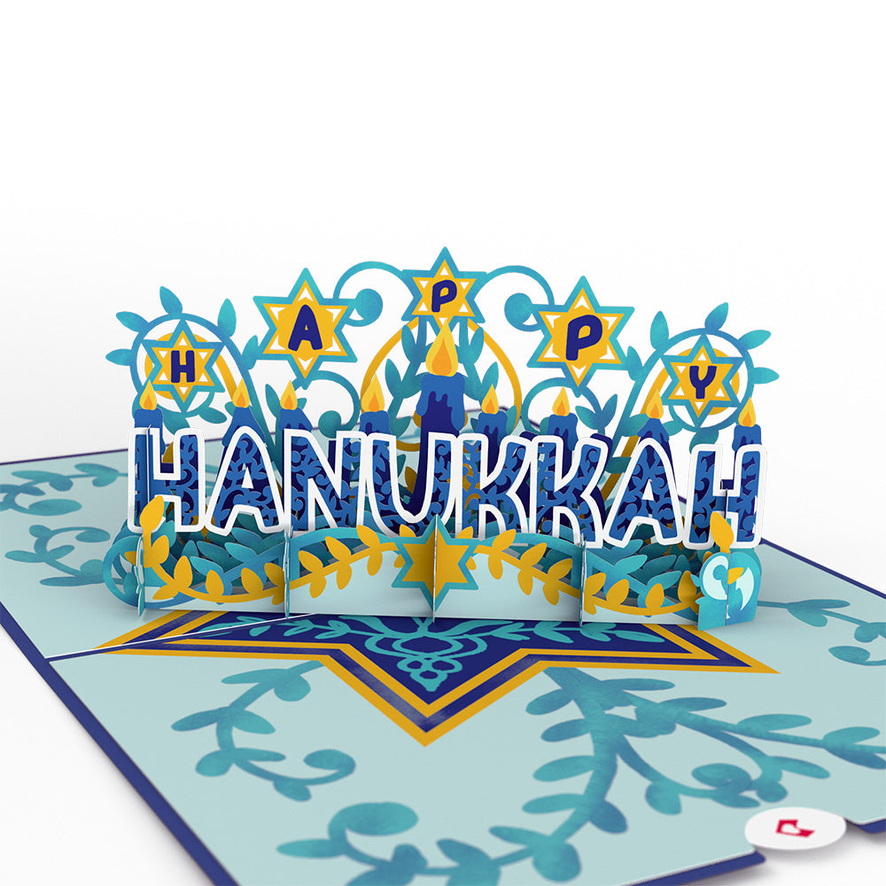 Happy Hanukkah Pop-Up Card、mySite、solidvoid