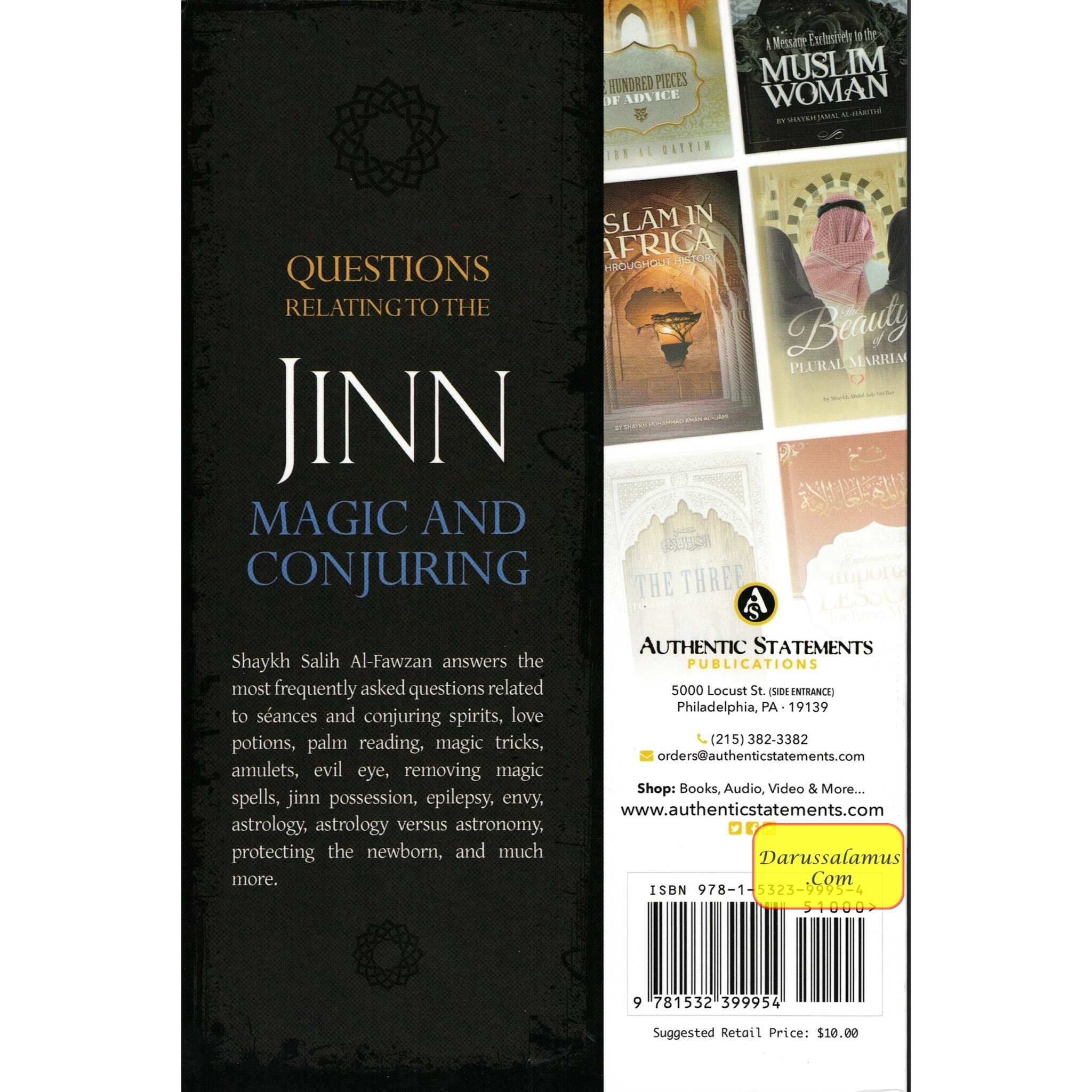 Questions Relating to the Jinn, Magic and Conjuring By Shaykh Salih Al-Fawzan、mySite、topwebapps