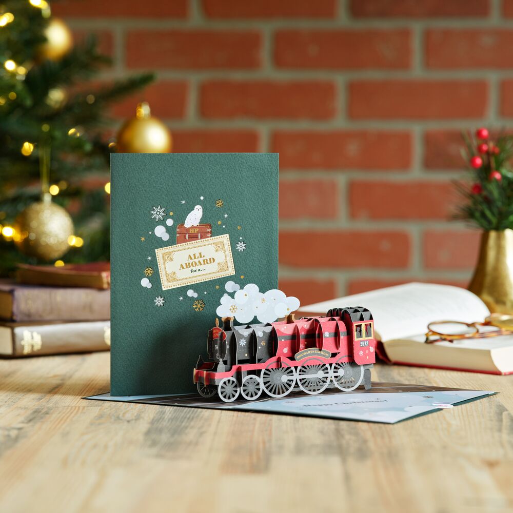Harry Potter™ Holiday Hogwarts™ Express Pop-Up Card、mySite、solidvoid