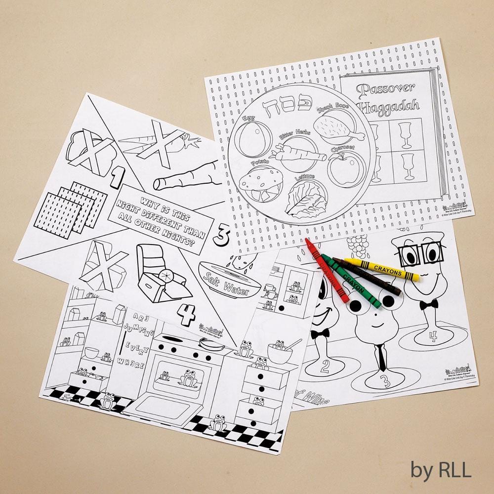 Passover Coloring Placemat Kit、mySite、topwebapps