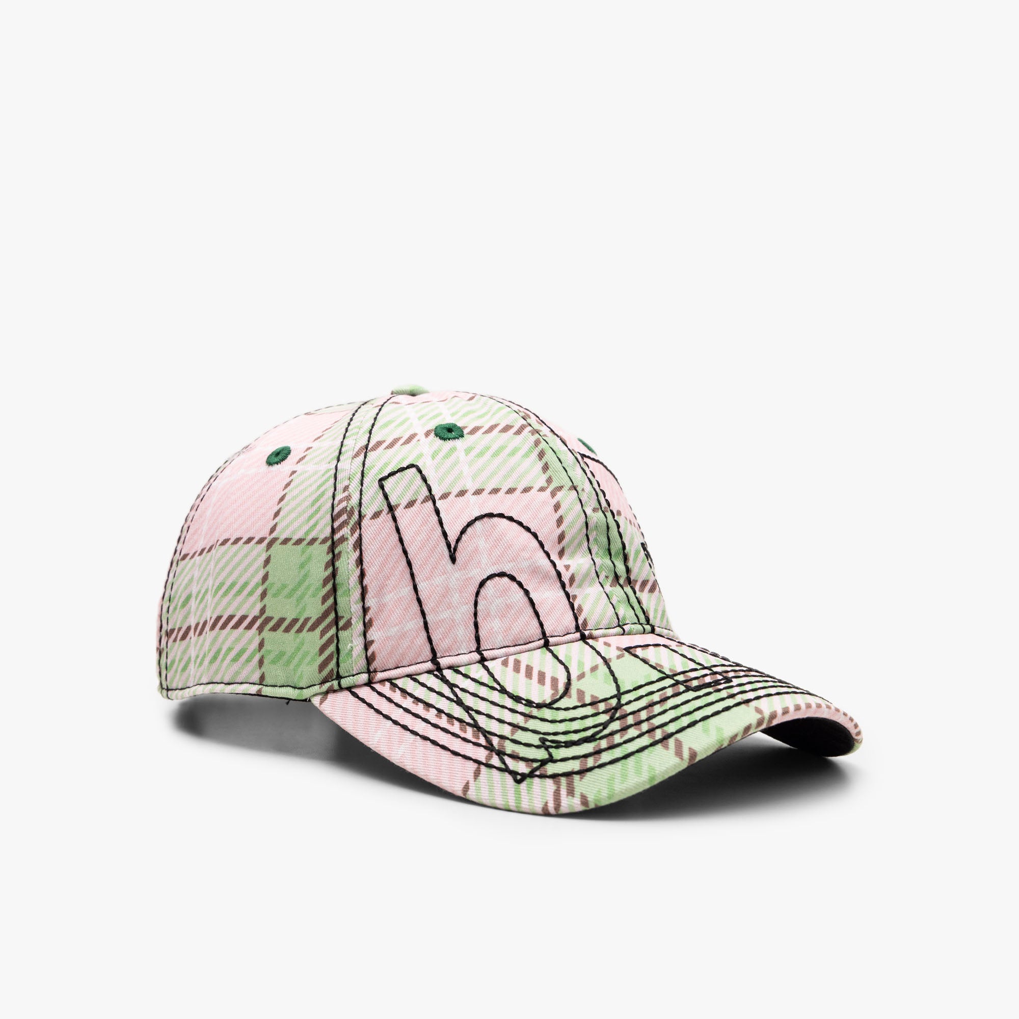  b.Eautiful Vapor 6 Panel Hat / Sakura Tartan、mySite、merchandisen